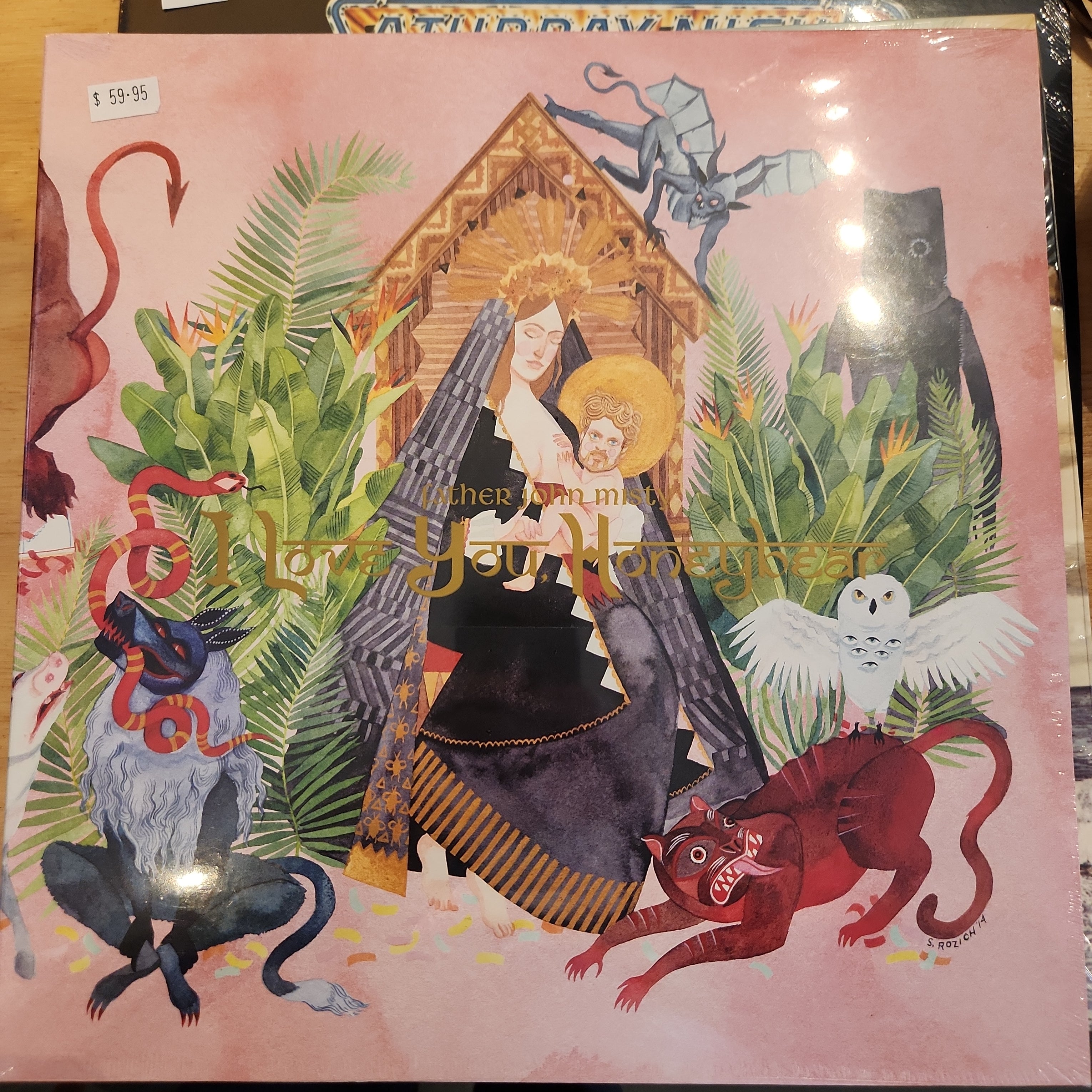 Father John Misty - I Love You, Honeybear Vinyl LP Record | Indie Folk Rock Music | Perfect for Home Listening & Vinyl Collections