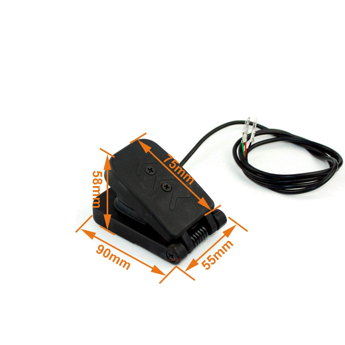 250W Brush Gear Bike Motor Kit - 24V Electric Brush Controller with Foot Pedal Accelerator & Key Switch Voltmeter | Perfect for DIY E-Bike Conversion, Commuting & Outdoor Cycling