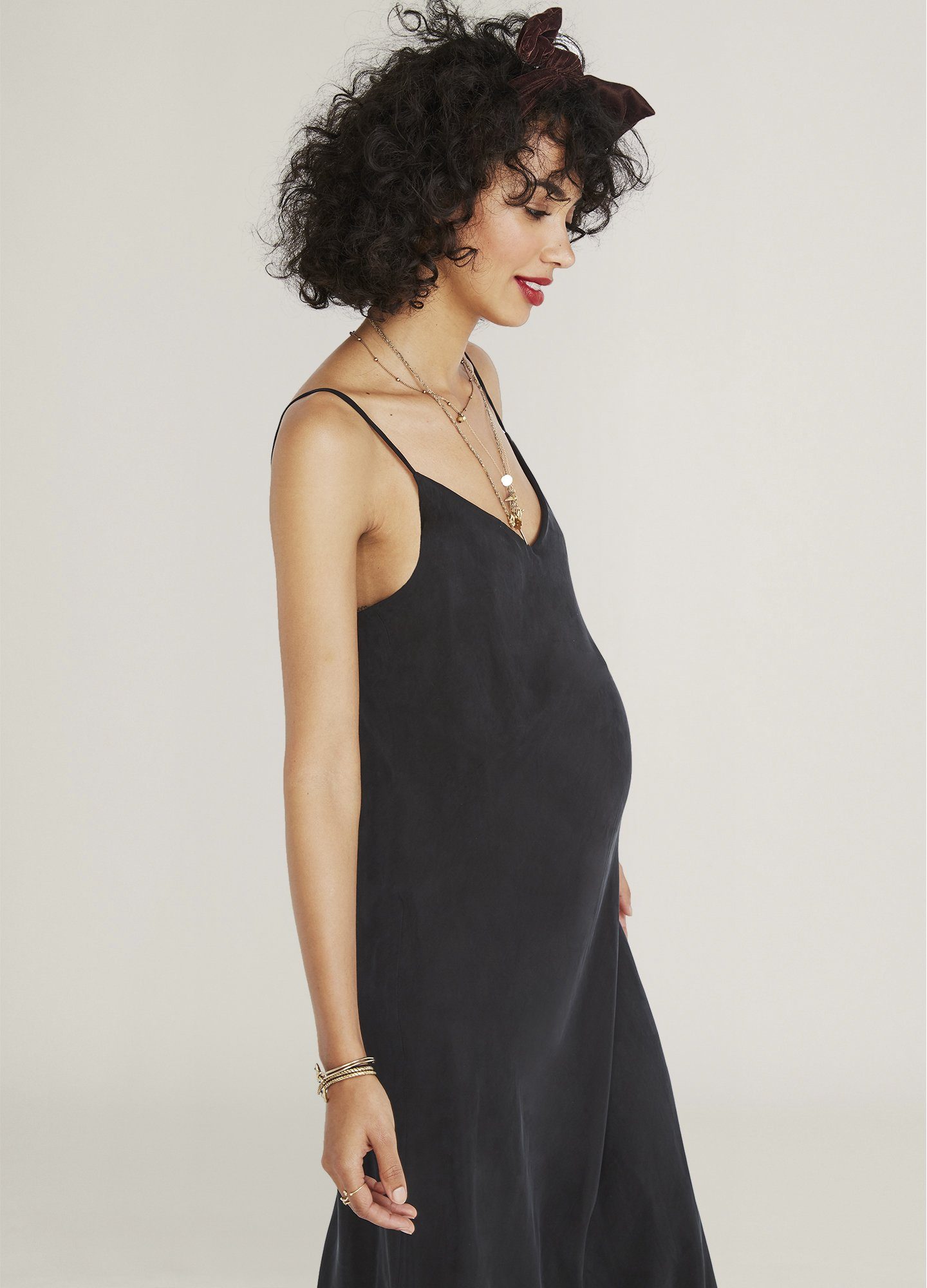 Ricky Slip Dress - Women's Elegant Satin Nightgown & Loungewear for Sleep, Date Night & Home Relaxation