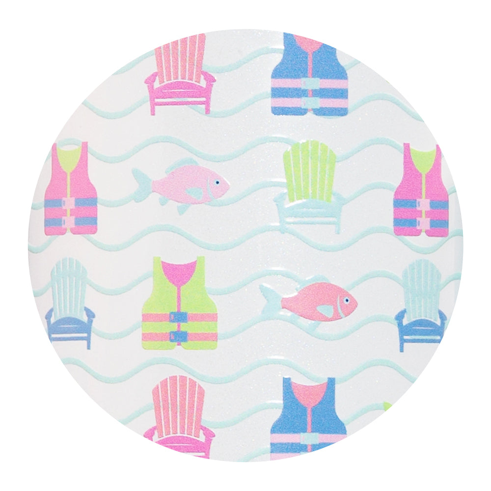 24oz Lake Girl Party Cup - Insulated Tumbler for Summer Beach Parties, Poolside Drinks & Outdoor Celebrations