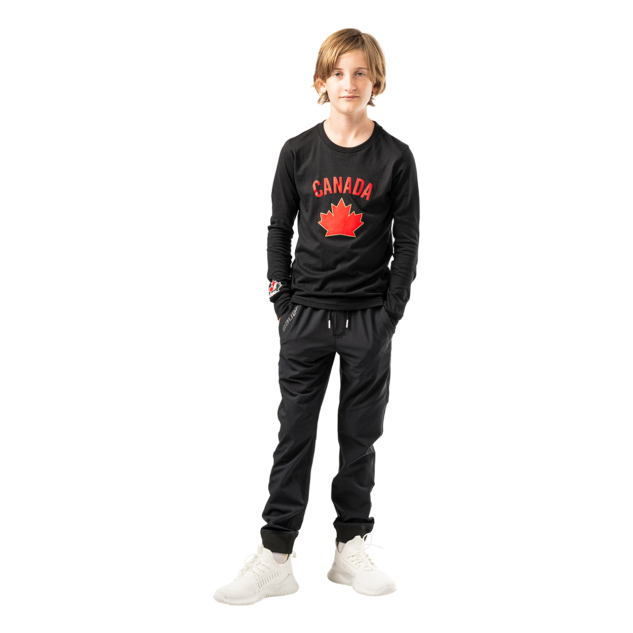 Bauer Hockey Canada Graphic Tee for Youth - Comfortable & Stylish Hockey T-Shirt for Kids - Perfect for Hockey Games, Training & Casual Wear