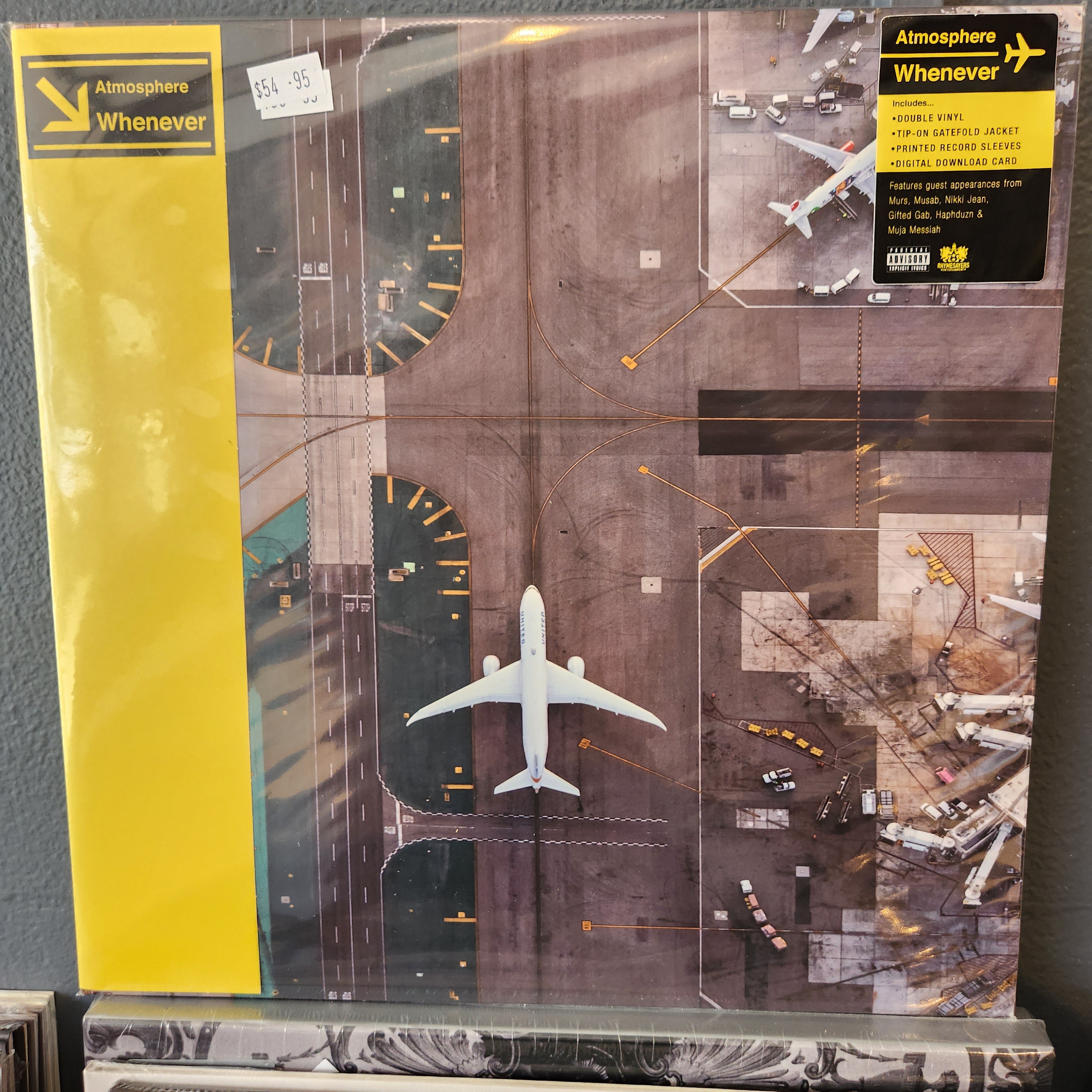 Atmosphere Whenever Vinyl LP Record - Limited Edition Alternative Hip-Hop Music for Collectors & Audiophiles | Perfect for Home Listening, Gifts & Music Enthusiasts