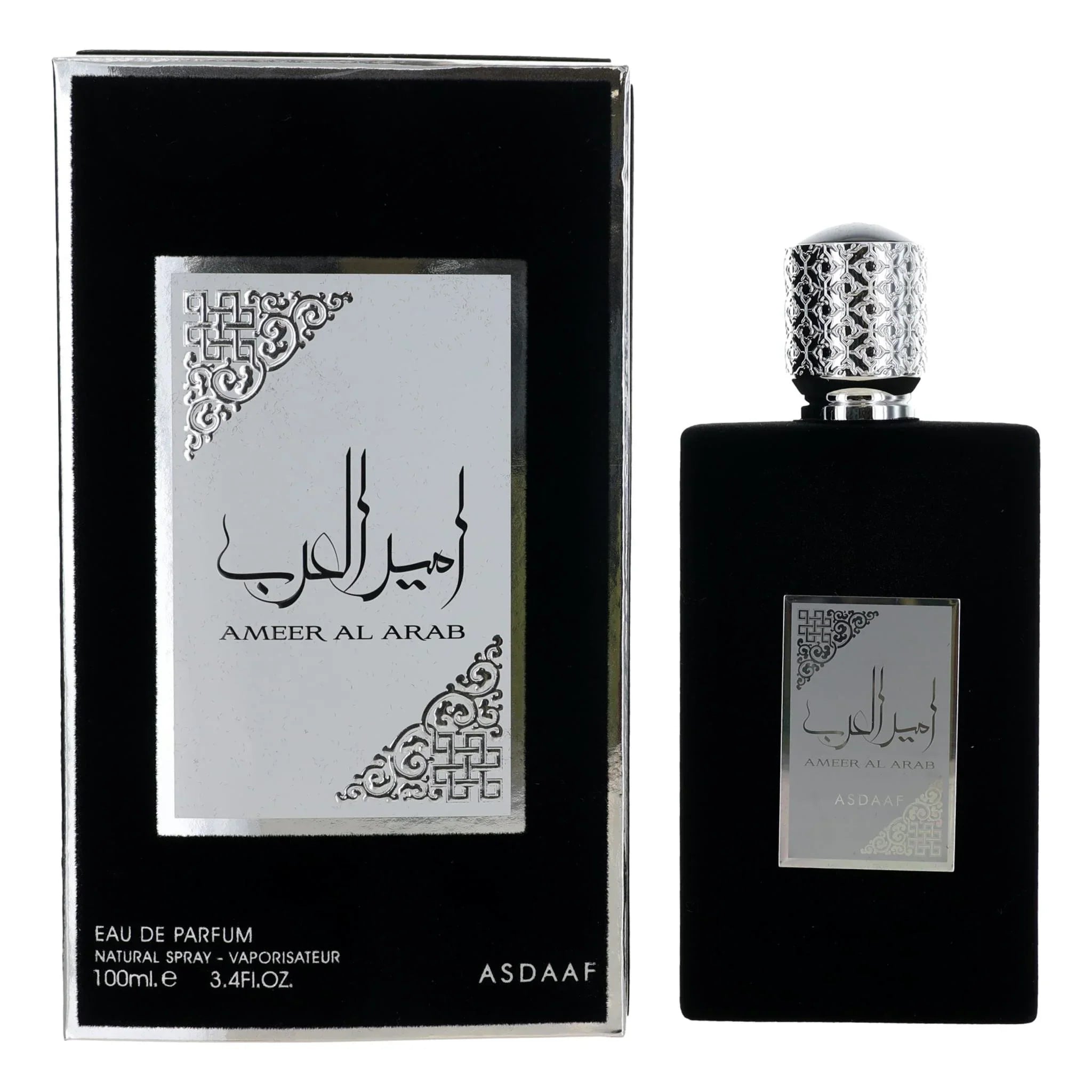 Lattafa Asdaaf Ameer Al Arab EDP Perfume for Men - 100ml Long Lasting Oriental Spicy Fragrance | Perfect for Date Night, Special Occasions & Daily Wear
