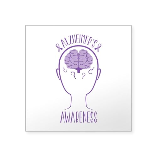 Clear - Alzheimers Awareness Sticker