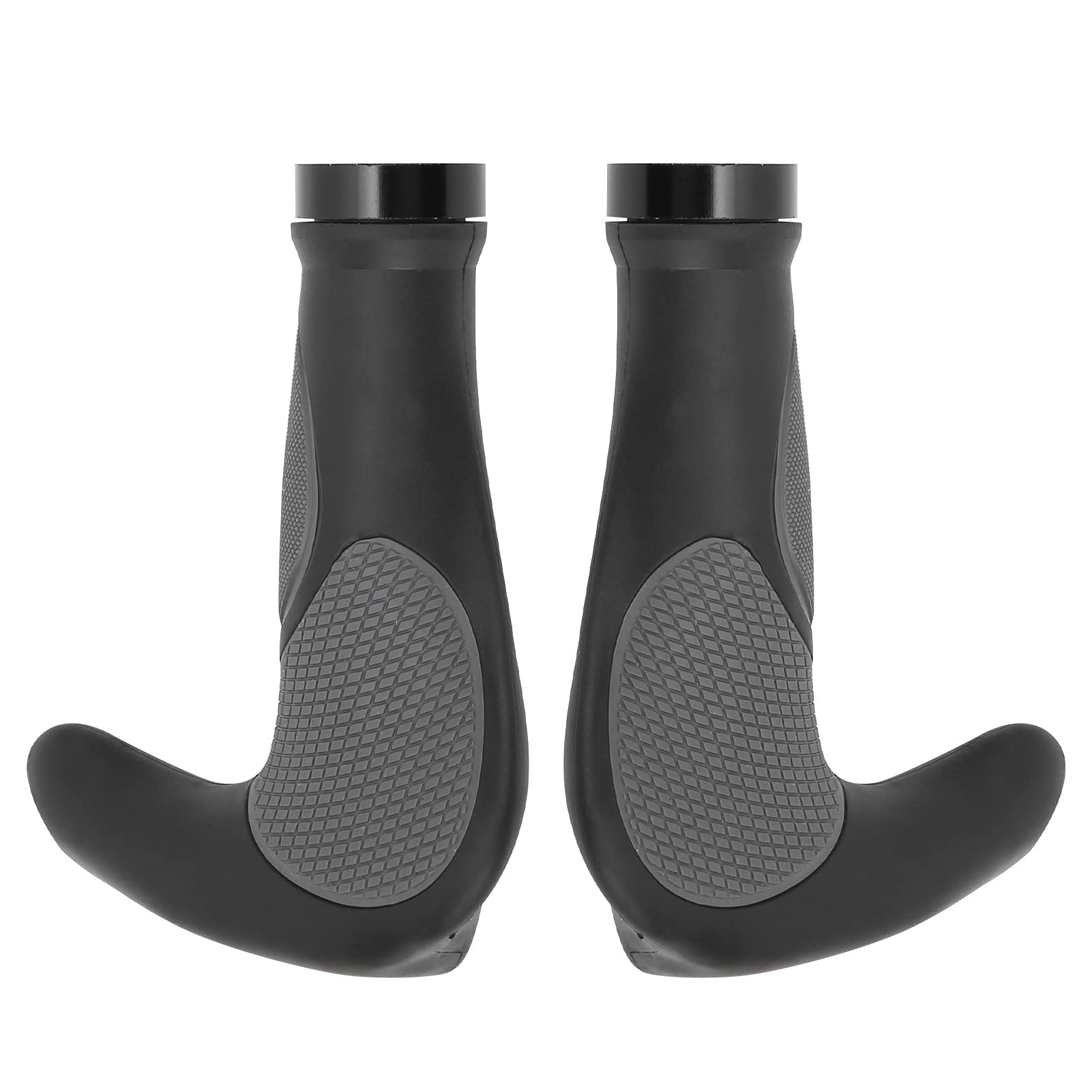 Premium Ox Horn Bike Handlebar Grips - Lightweight & Durable for Mountain Bicycles | Ergonomic Design for Comfortable Riding | Perfect for Off-Road Trails & Urban Commuting
