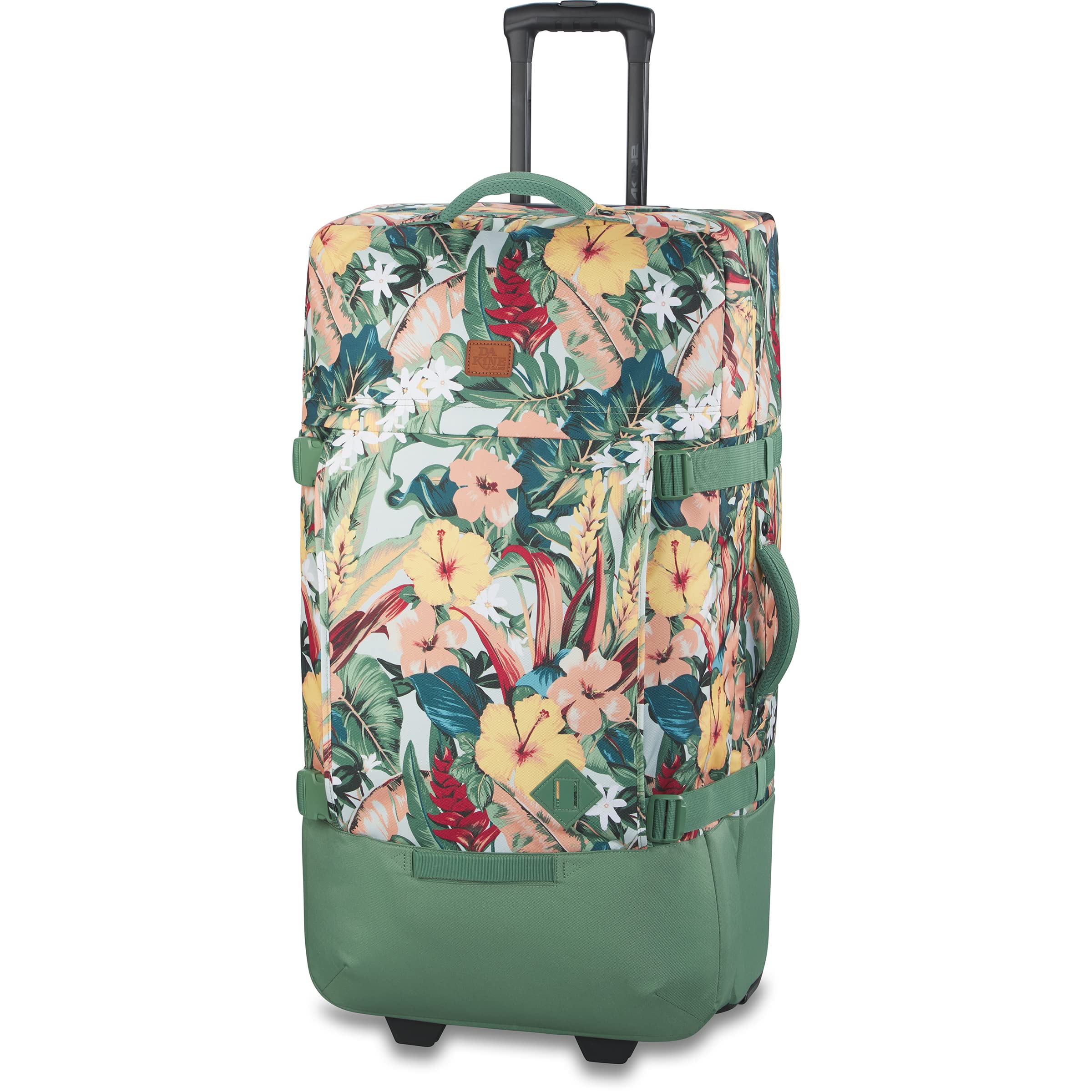 Dakine 365 Roller 120L Travel Luggage - Island Spring Design, Spinner Suitcase with 360° Wheels for Smooth Rolling | Perfect for Air Travel, Business Trips & Family Vacations