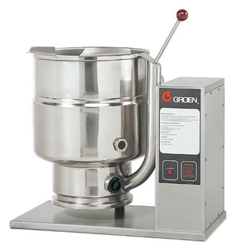 TDB40 Commercial Electric Tilting Steam Kettle - 10 Gallon Capacity with Advanced Controls & 2/3 Jacketed Design | Perfect for Restaurants, Catering & Food Service Businesses