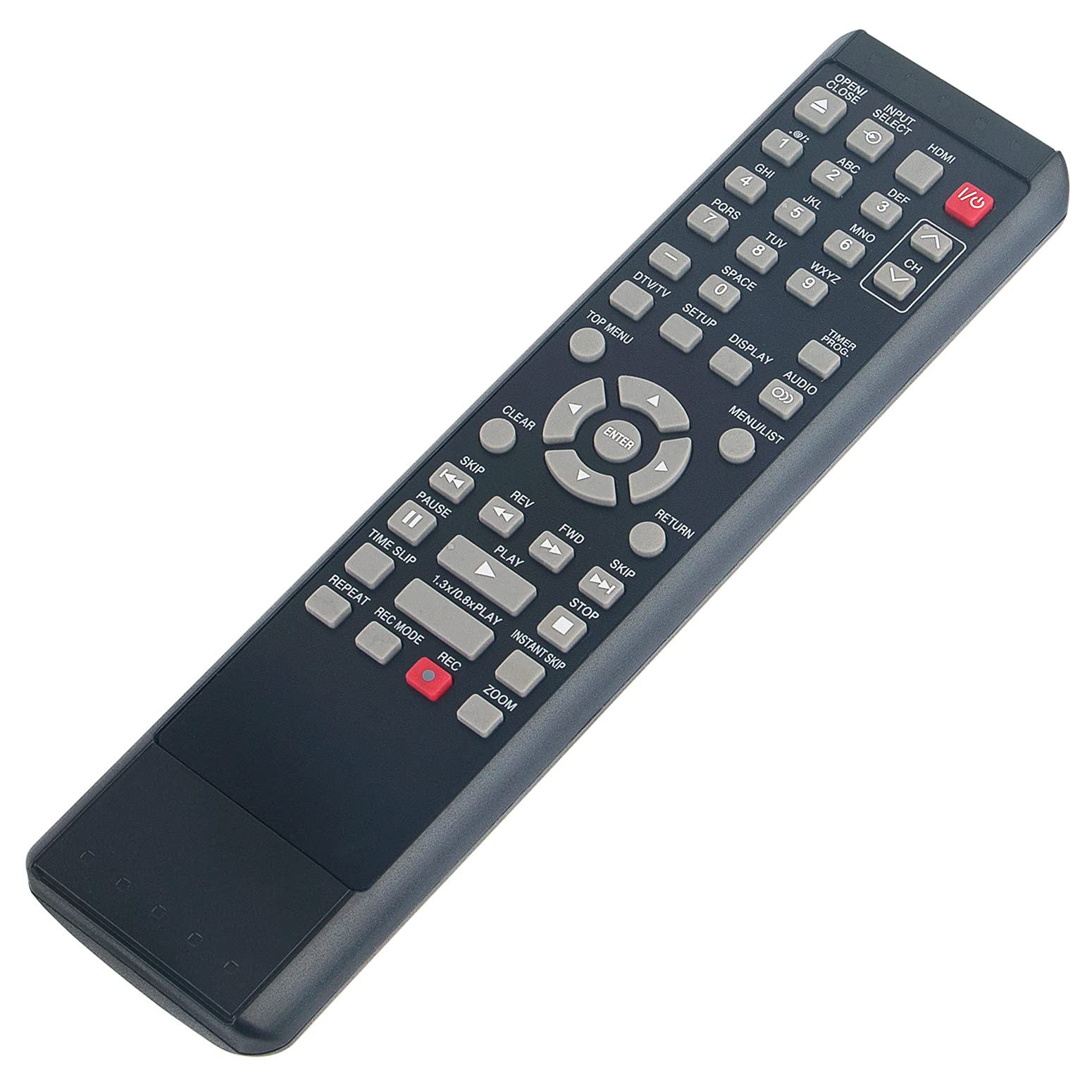 Toshiba DVD Recorder Replacement Remote Control - Compatible with D-R550, D-R570KU, D-R560 & More Models | Perfect for Home Entertainment Systems & Media Centers