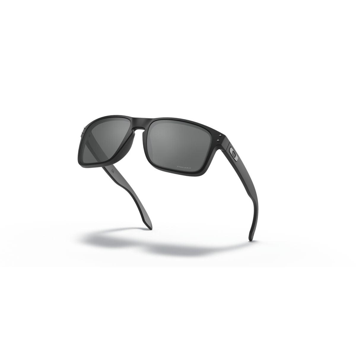 Oakley Holbrook Low Bridge Fit Sunglasses - Matte Black Frame with Prizm Black Lenses (Model 0OO9244 924427) for Outdoor Sports & Driving