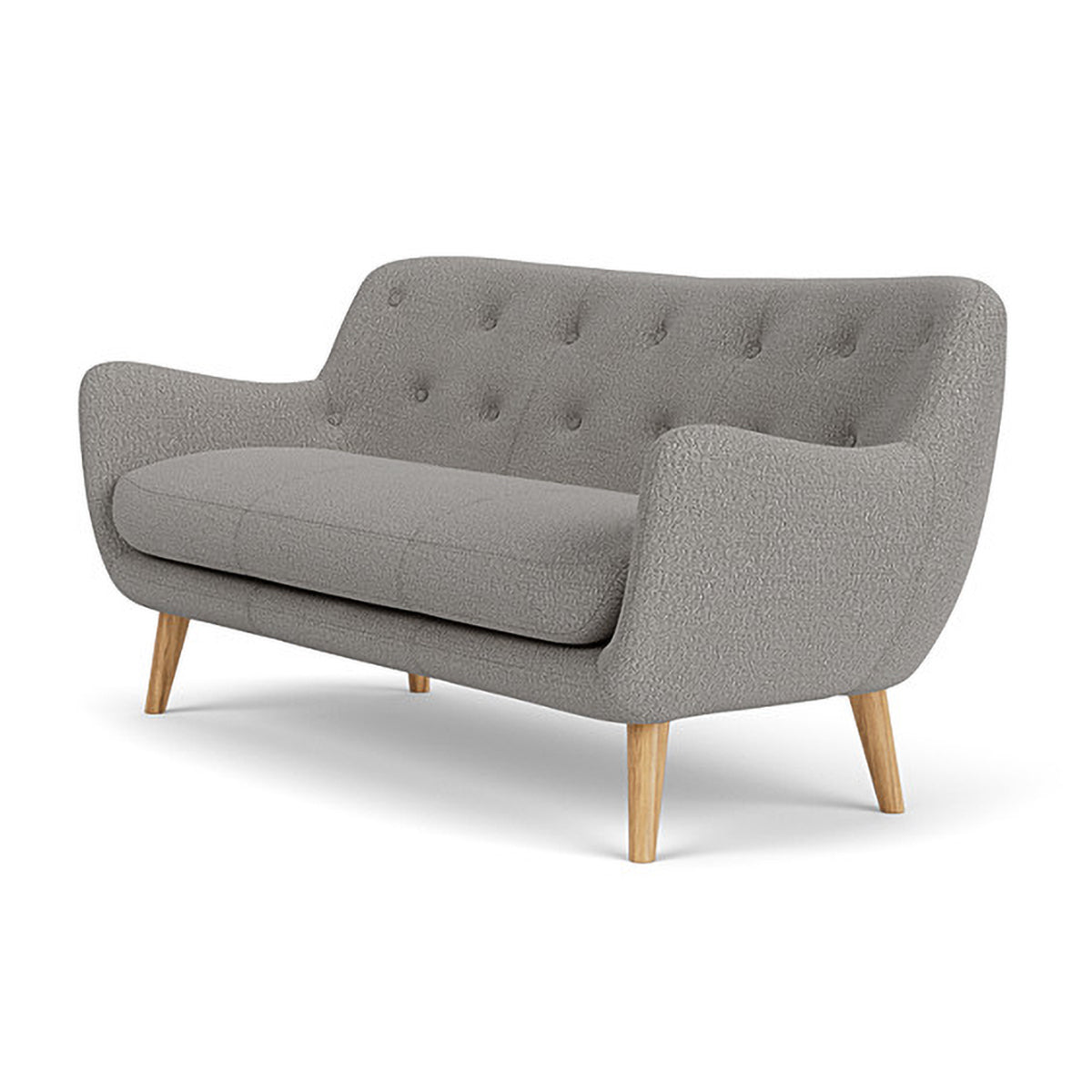 Luxury Herman Boucle 3-Seater Sofa - Modern Upholstered Living Room Couch for Small Spaces, Comfortable Sectional Sofa for Home, Apartment & Office Use