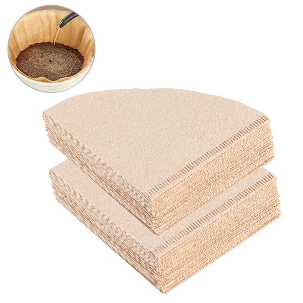 80Pcs Cone Coffee Filters for Drip Coffee Pot - Home & Office Brewing