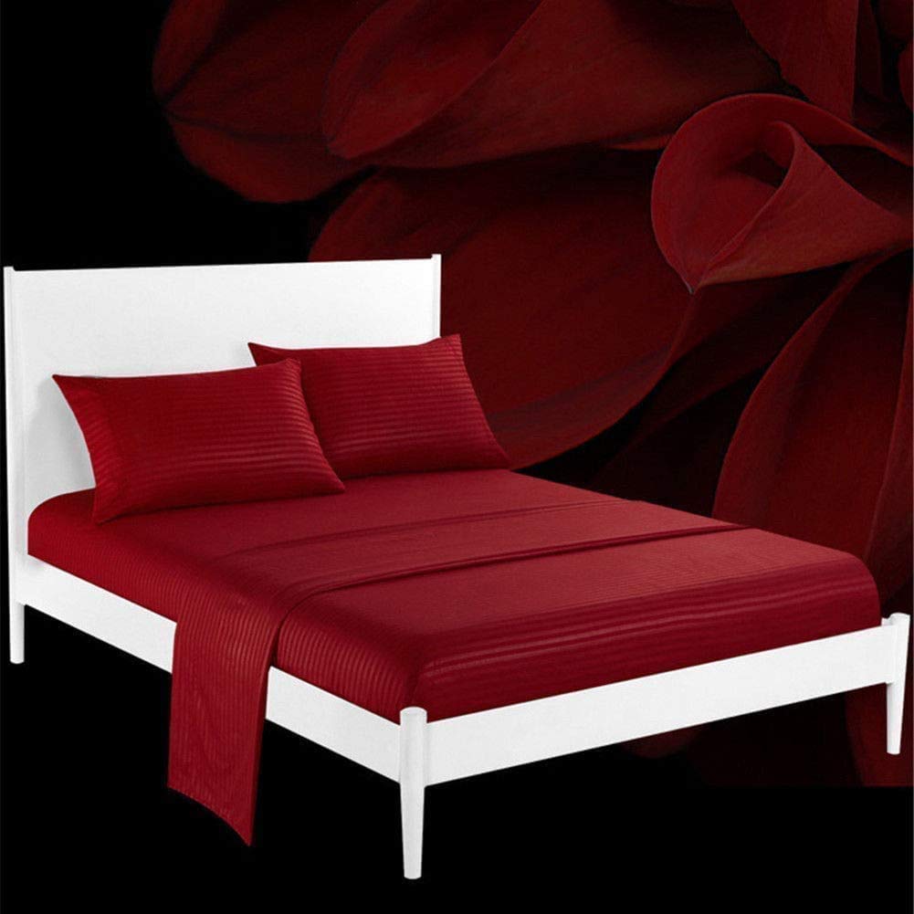 4 Piece Twin XL Bed Sheet Set - 600 Thread Count 100% Long Staple Cotton, Deep Pocket Fits Mattress Up to 15