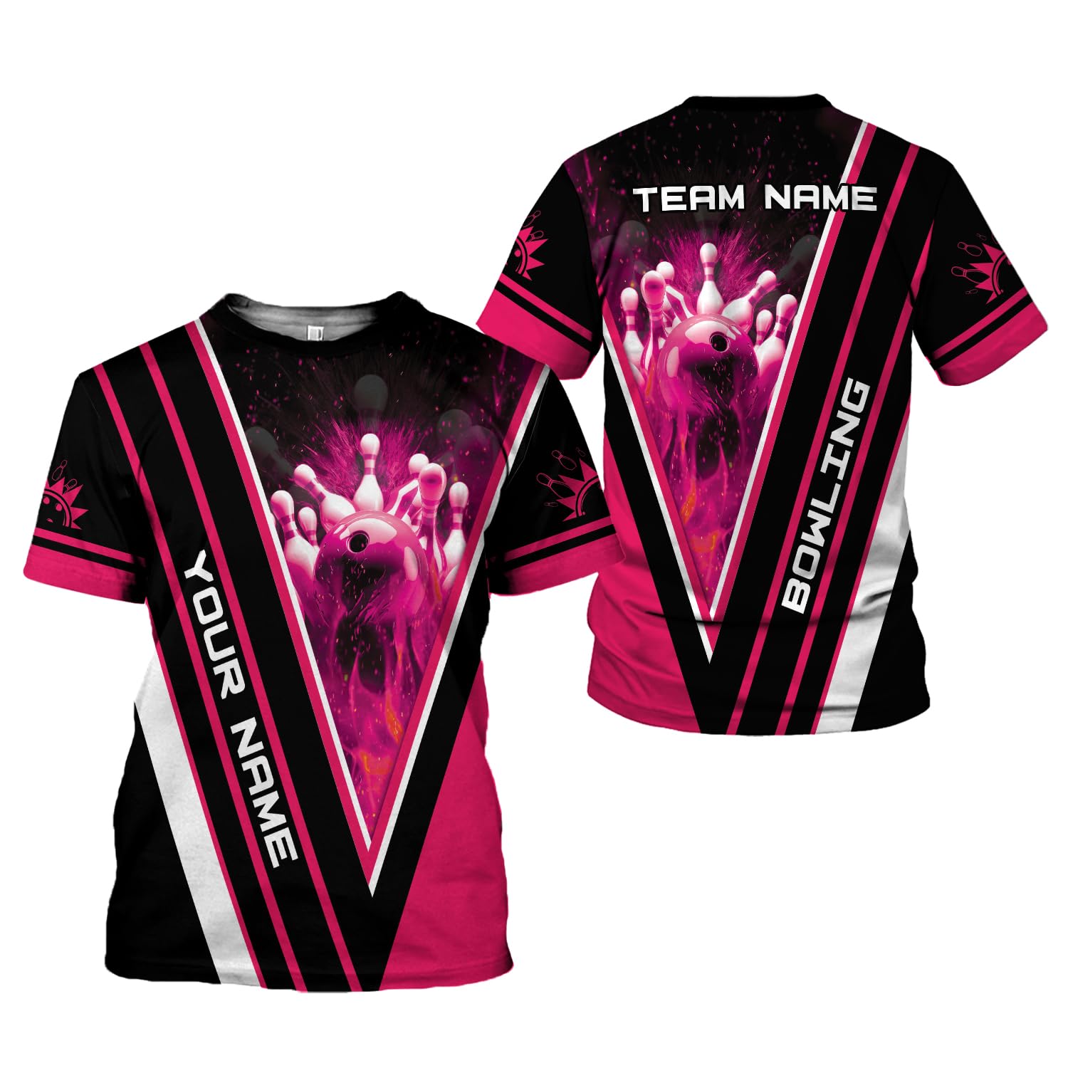 Custom Bowling Shirts for Men & Women - Personalized Unisex Bowling Jerseys - Team & League Uniforms - Perfect for Bowling Tournaments, Leagues & Casual Play