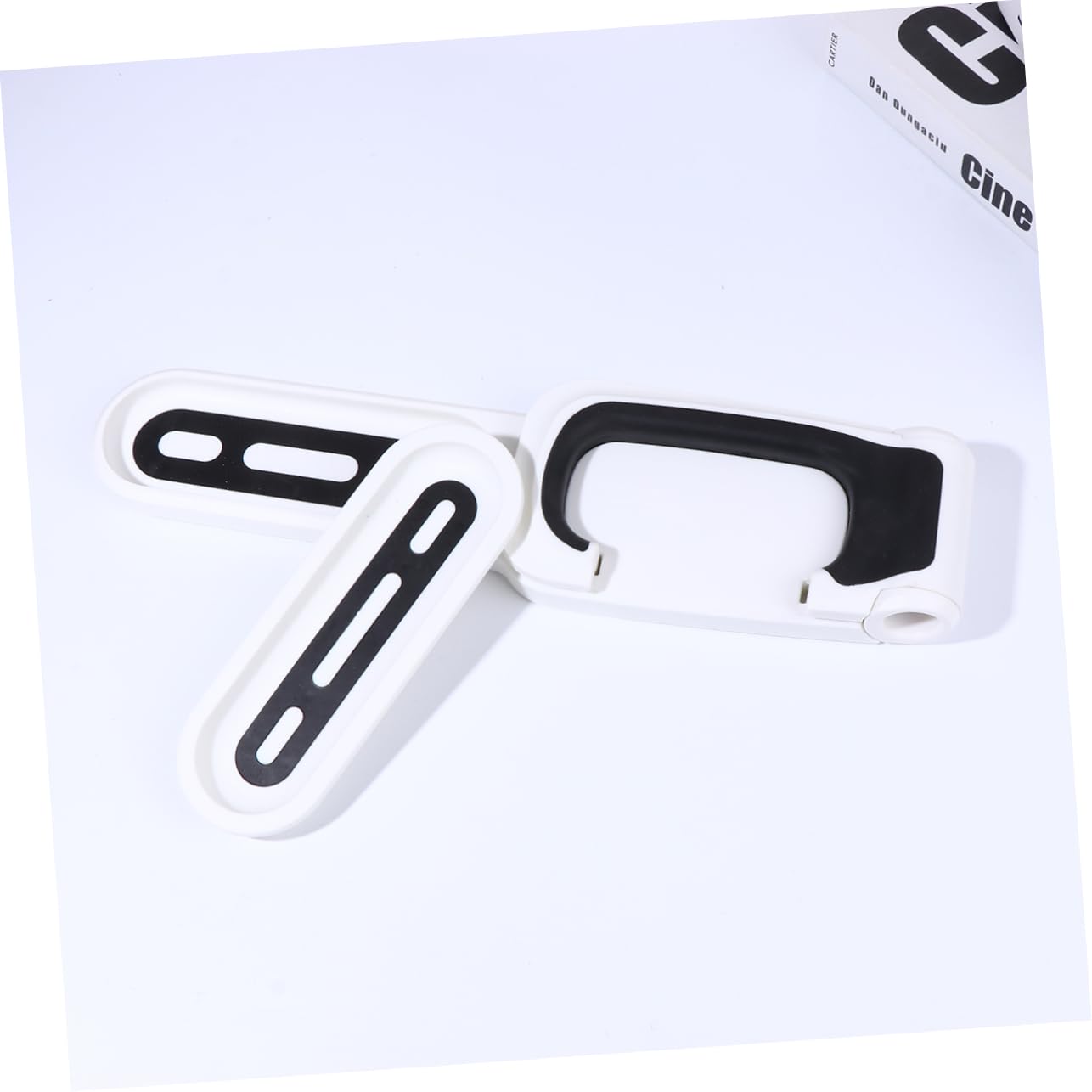FOYTOKI Foldable Bike Storage Rack - Black Garage Hook for Bikes & Clothes