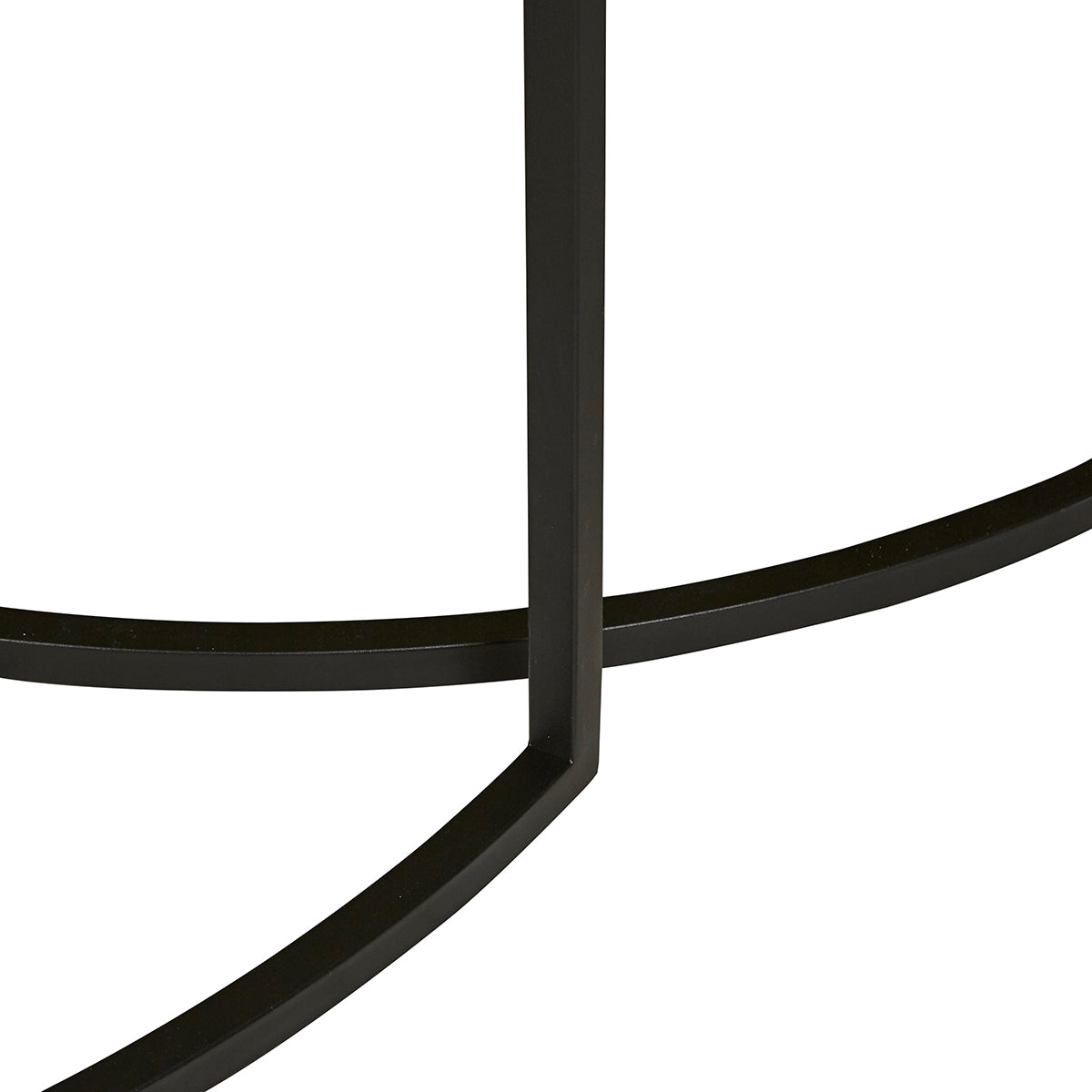Elle Round Marble Nest Coffee Table - Modern Living Room Centerpiece for Small Spaces, Home Decor Accent Table with Storage Shelf