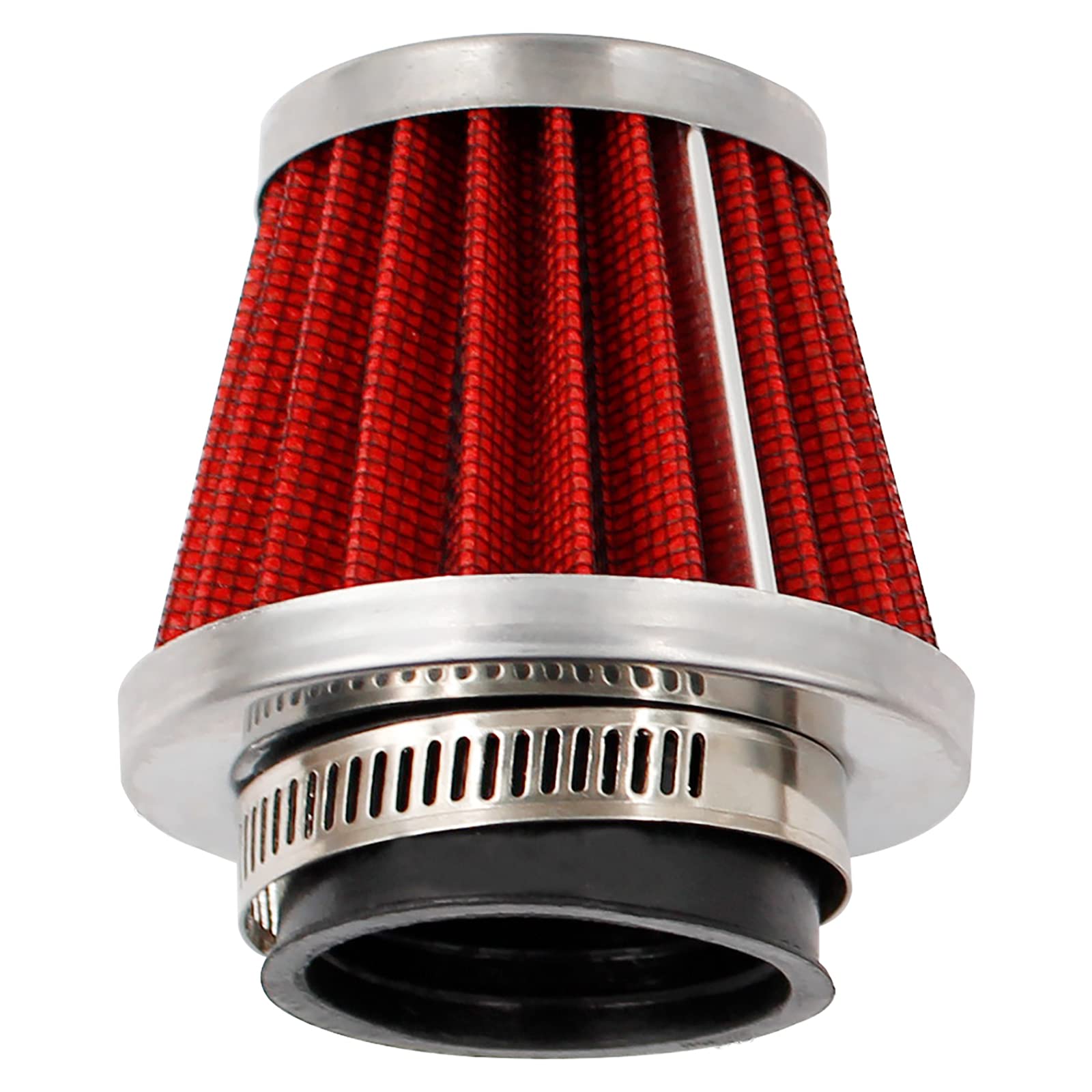 42mm High-Performance Red Air Filter for 150-250cc Motorcycles & ATVs - Off-Road & Pit Bike Use