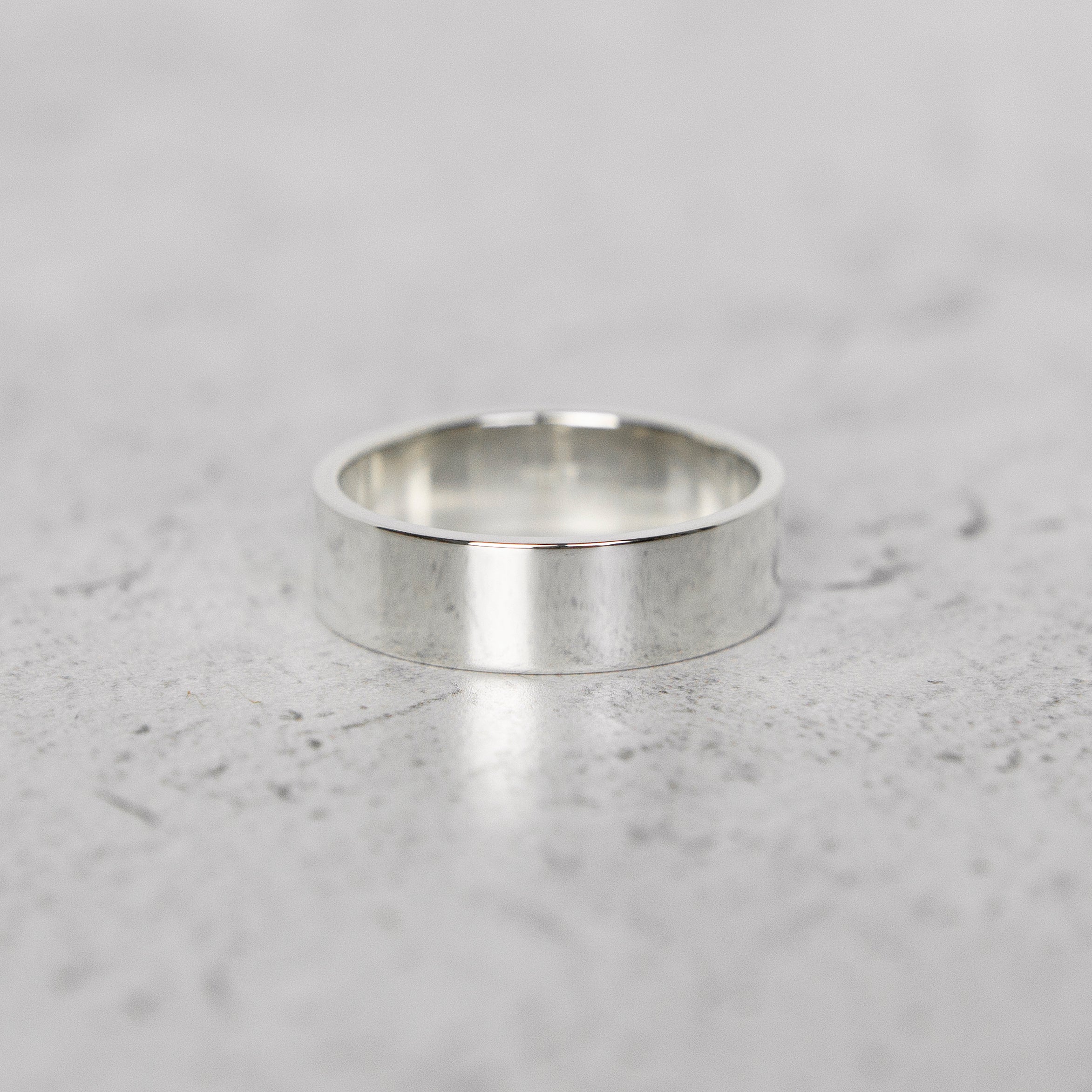 Flat Profile Band Ring - Minimalist Thin Gold or Silver Stackable Ring for Women - Perfect for Everyday Wear, Stacking & Layering