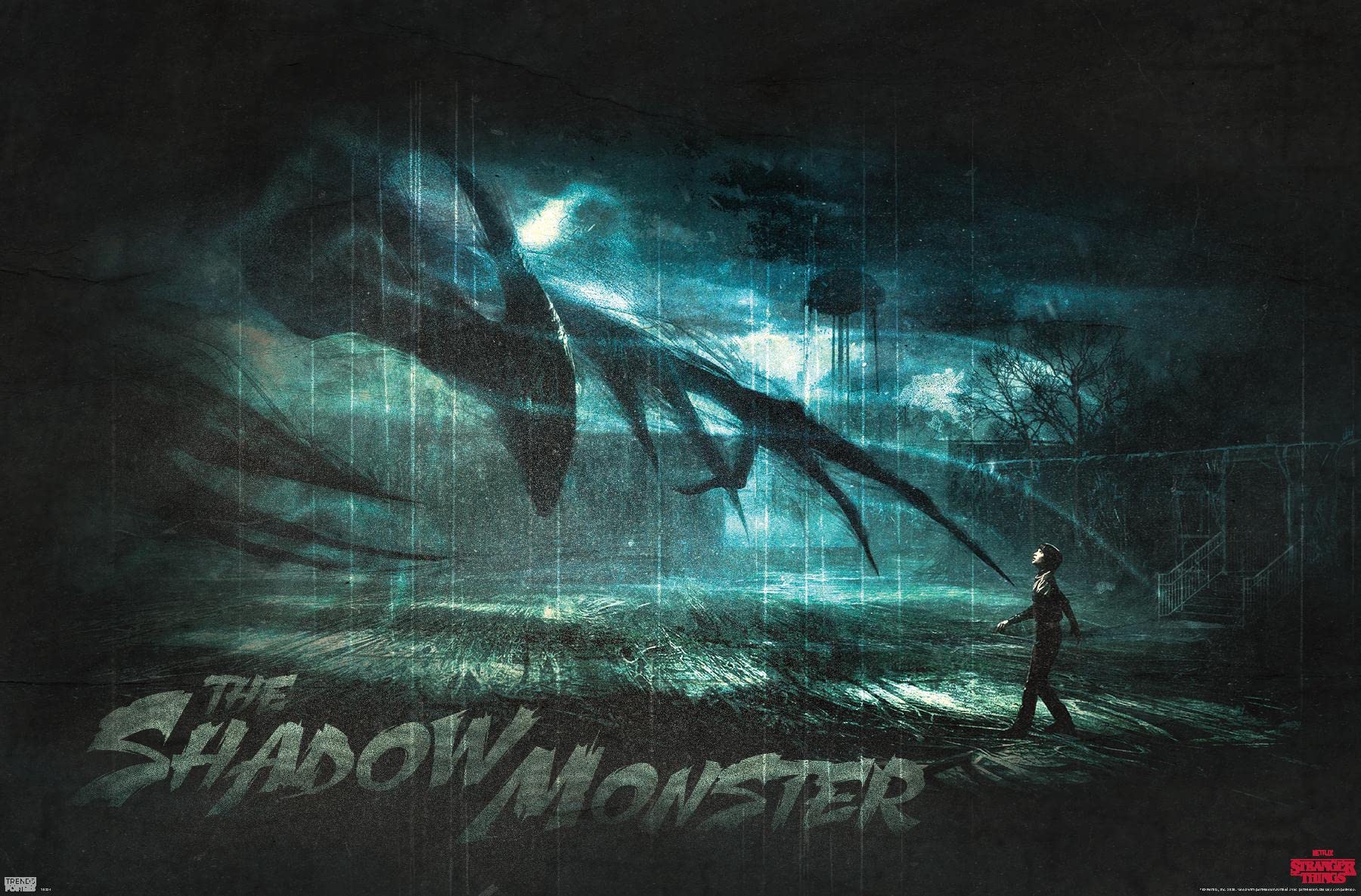 Trends International Netflix Stranger Things 3 - The Shadow Monster Wall Poster, 22.375
