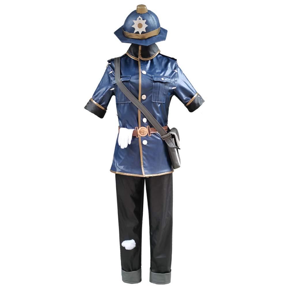 Identity V Cosplay Costume - Postman Victor Grantz Sheriff Uniform for Halloween Party | Anime Video Game Character Outfit for Cosplay Events & Costume Parties