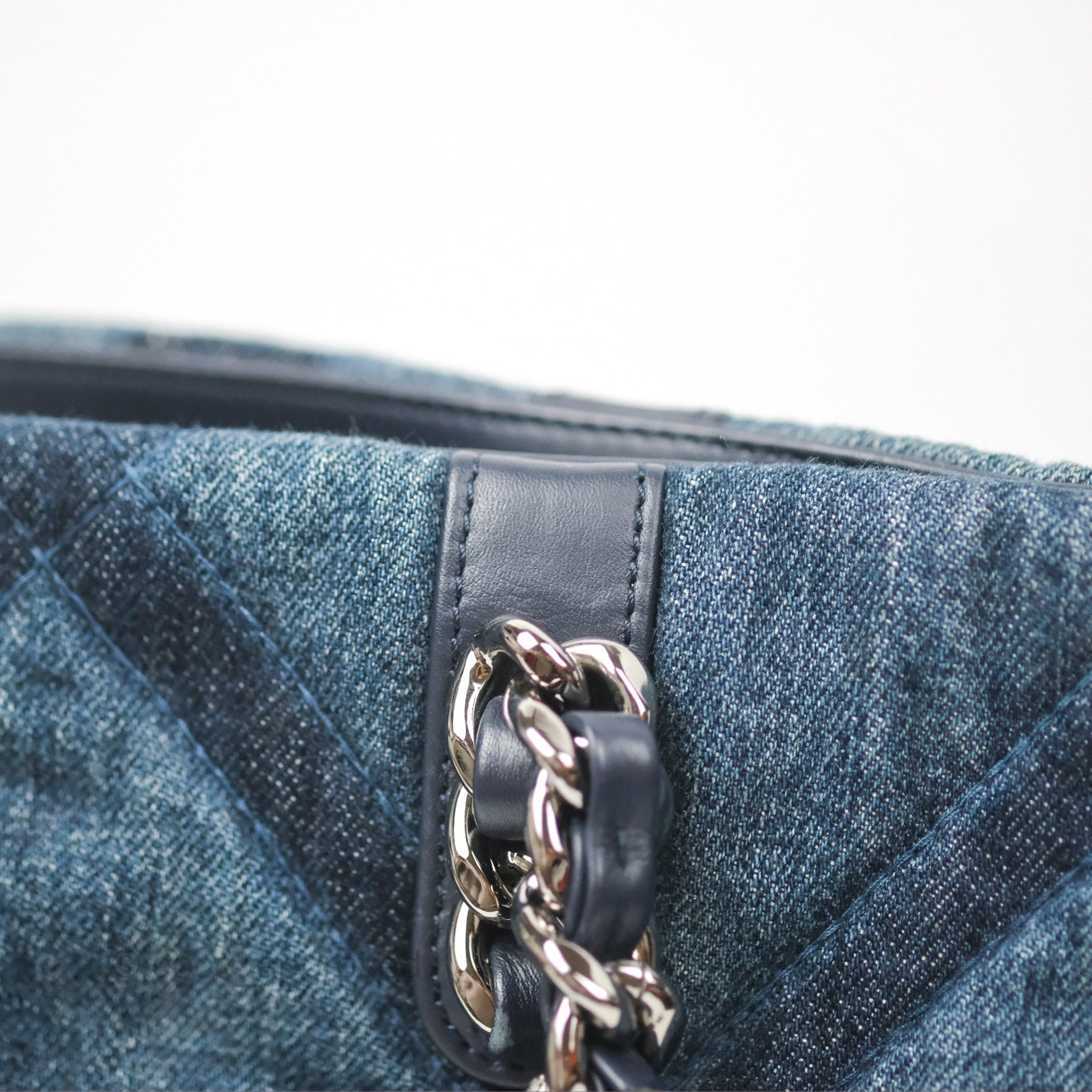 Chanel 19 Quilted Denim Tote Bag with Mixed Hardware - 23C Collection | Luxury Designer Handbag for Women, Perfect for Work, Travel & Everyday Use