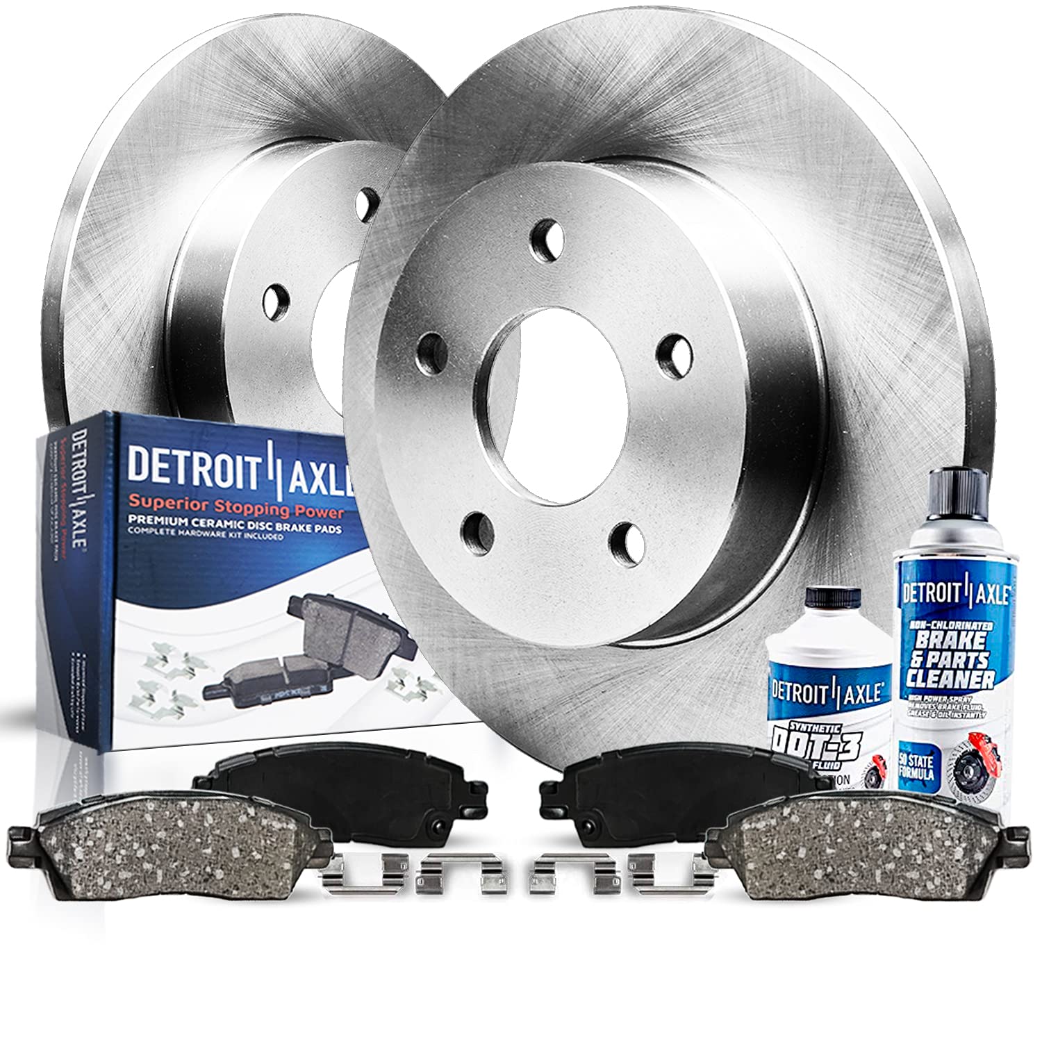 Detroit Axle Rear Brake Kit for 2007-2017 Jeep Wrangler & 2018 Wrangler JK - 12.44