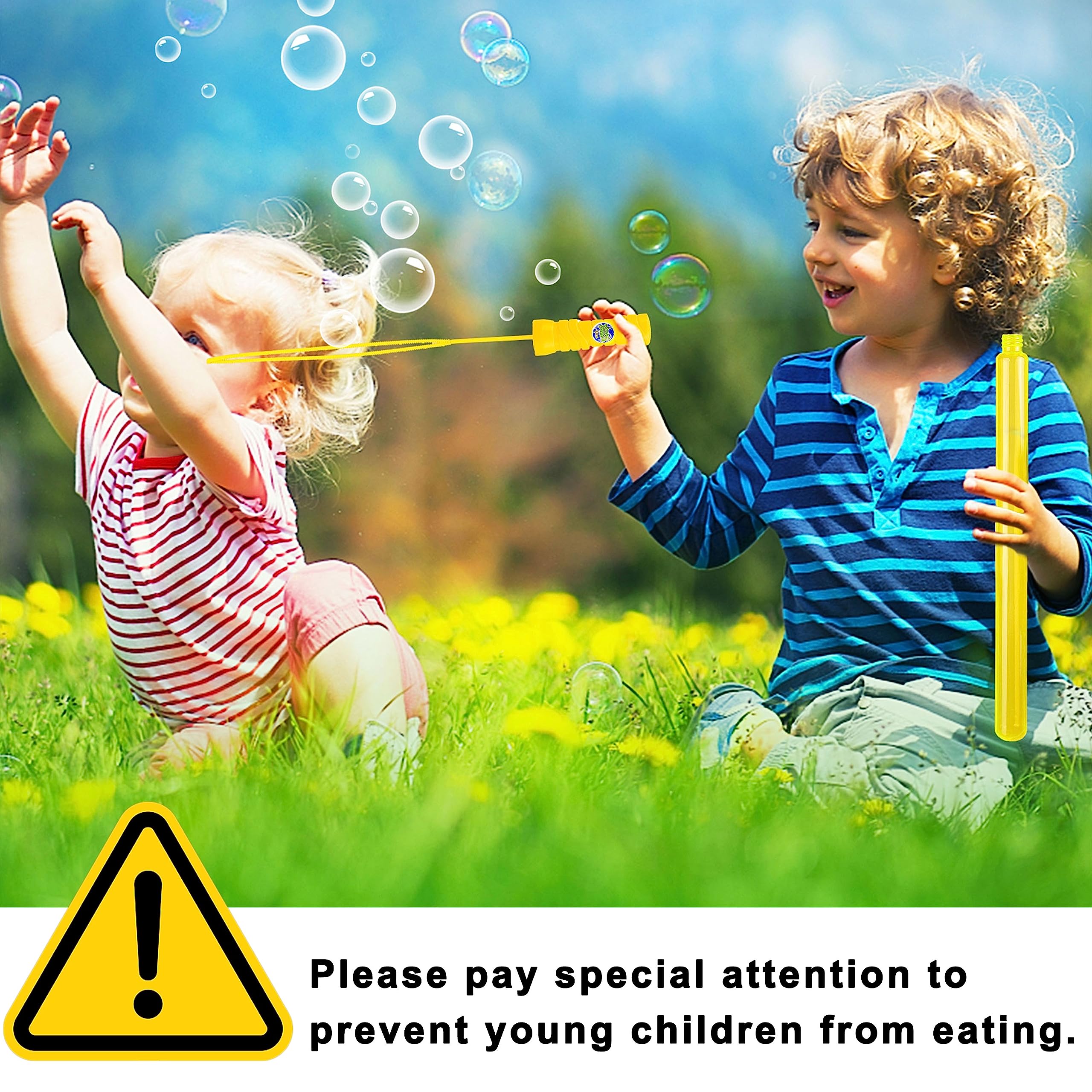 Lulu Home 2-Pack Bubble Concentrate Solution (2L/67.6oz) - Refill for Bubble Machines, Giant Bubble Wands & Blowers - Perfect for Kids Parties, Halloween, Birthday Celebrations & Outdoor Play - Makes Up to 5 Gallons of Bubbles