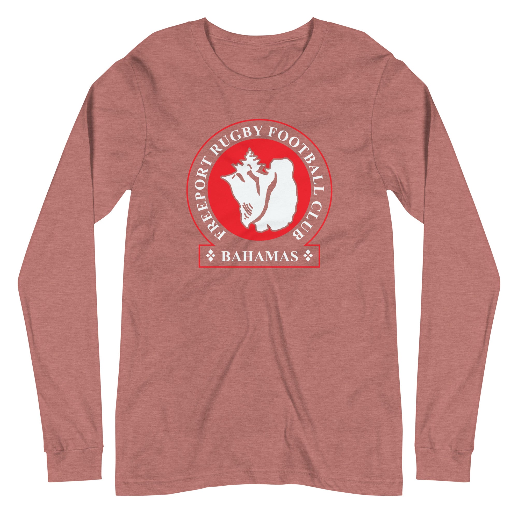 Freeport RFC Long Sleeve Social T-Shirt for Men - Comfortable Cotton Crewneck Tee for Casual Wear, Sports & Outings