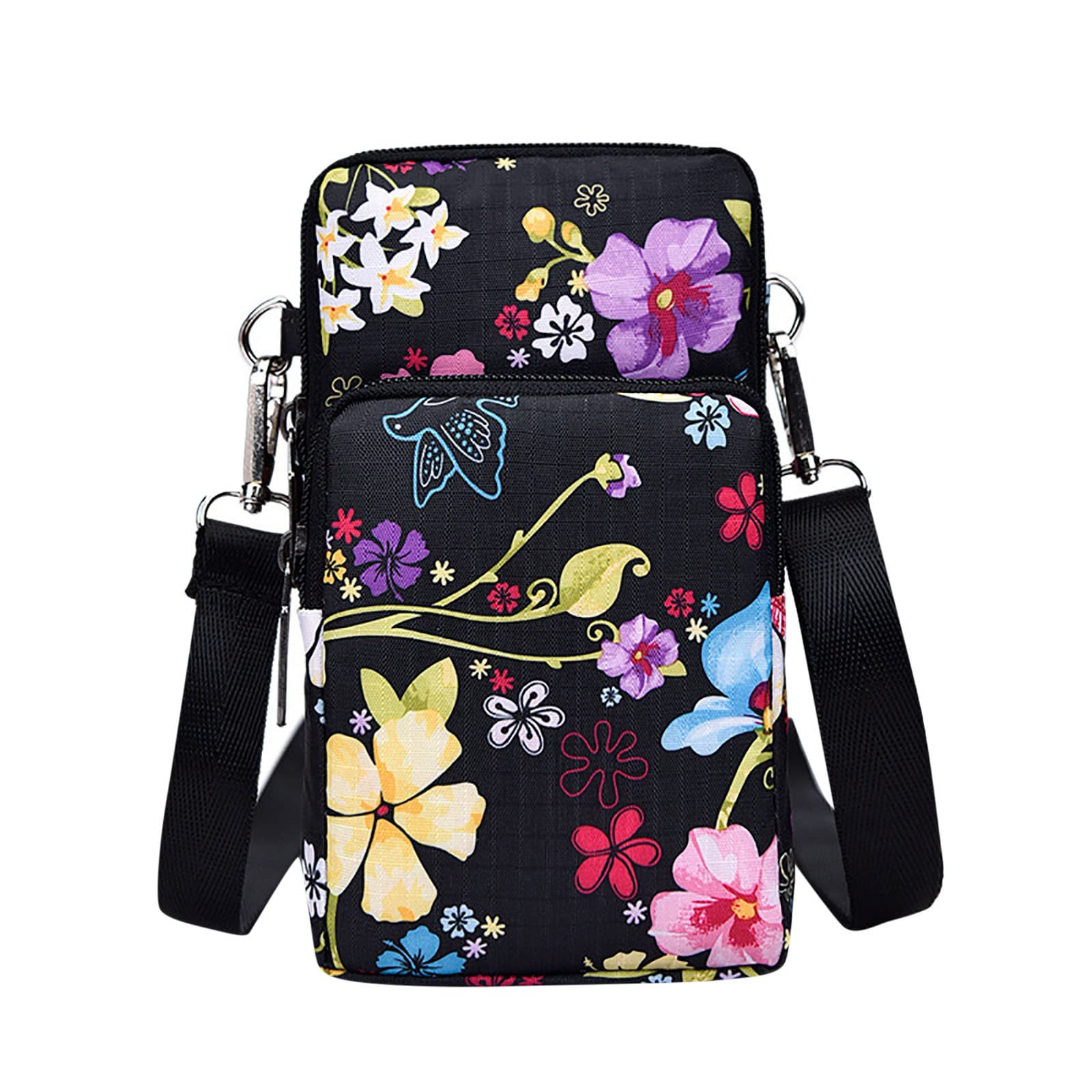 Stylish Crossbody Wallet Purse for Women & Men - Mini Leather Canvas Messenger Bag with Credit Card Slots - Perfect for Travel, Shopping & Daily Use