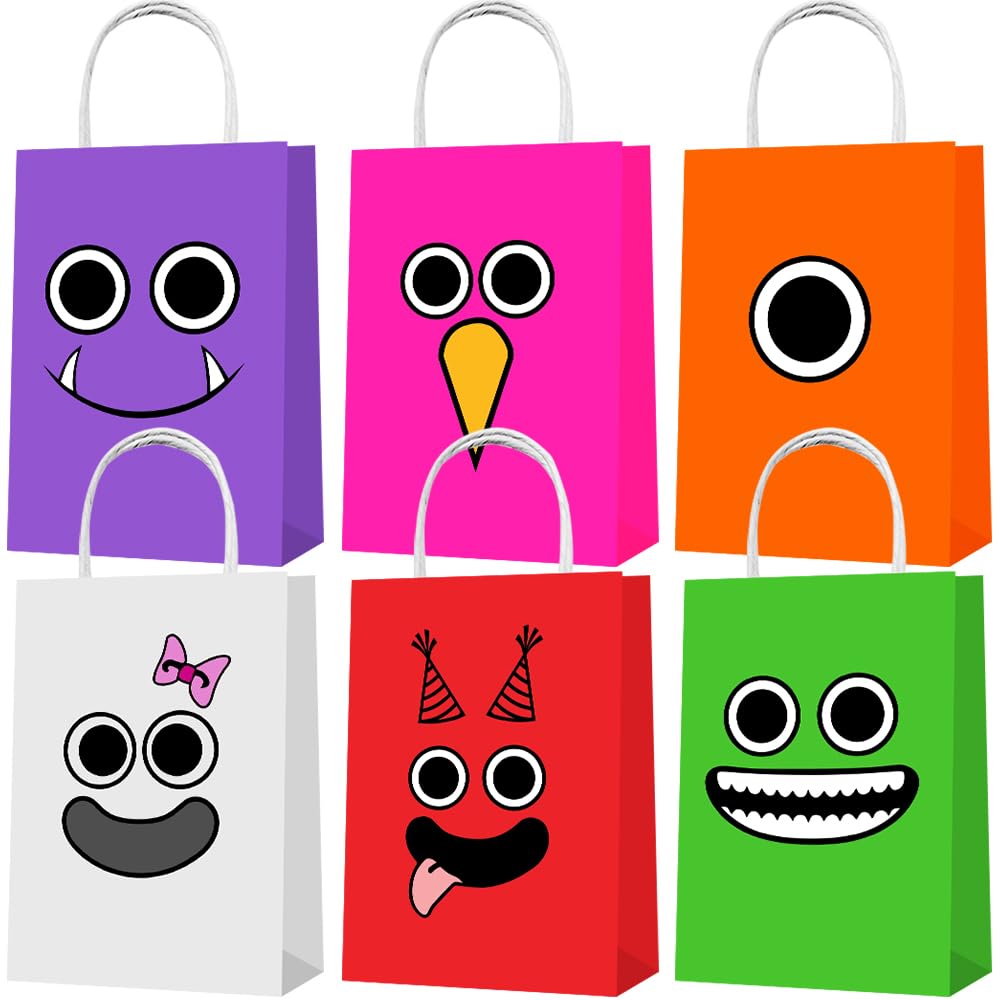 12PCS Minamihong Party Favor Bags - Garden Themed Goodie Bags for Candy, Treats & Gifts | Perfect for Birthday Parties, Baby Showers & Outdoor Events