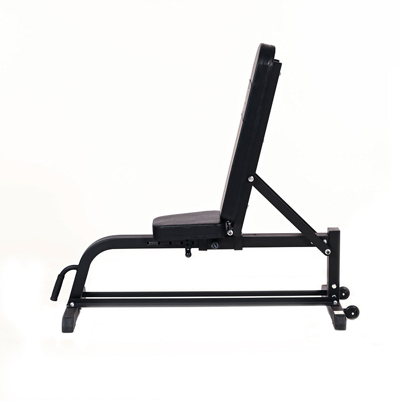 Orbit Adjustable Weight Bench with Dumbbell Storage Shelf - Home Gym Equipment for Strength Training & Workout