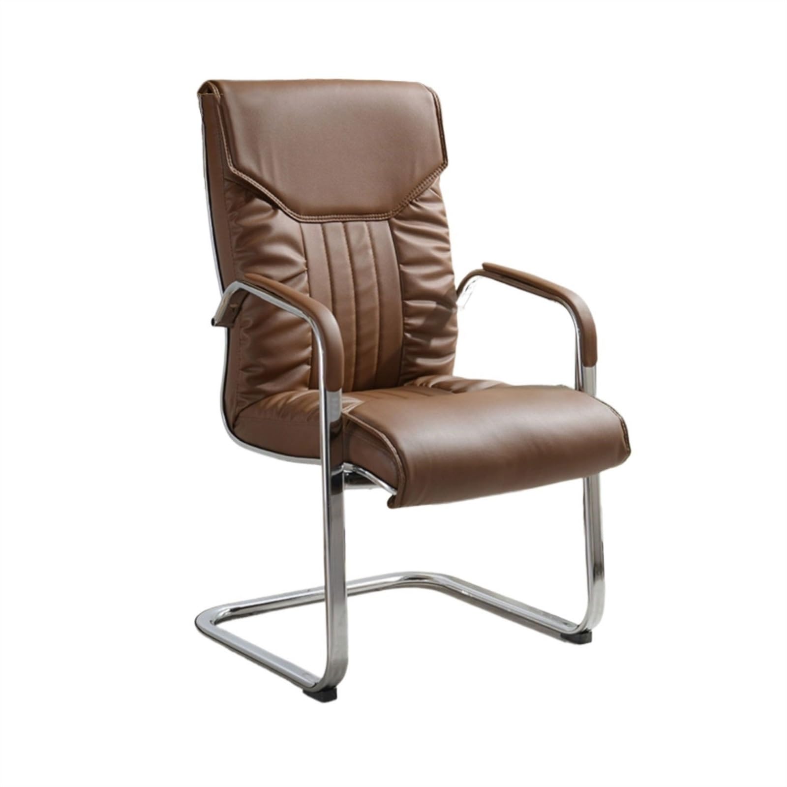 Ergonomic Office Chair - Breathable Mesh Computer Desk Chair with Lumbar Support for Home & Office Use, Comfortable Conference & Staff Chair (Brown) - Perfect for Long Hours of Work, Gaming & Study