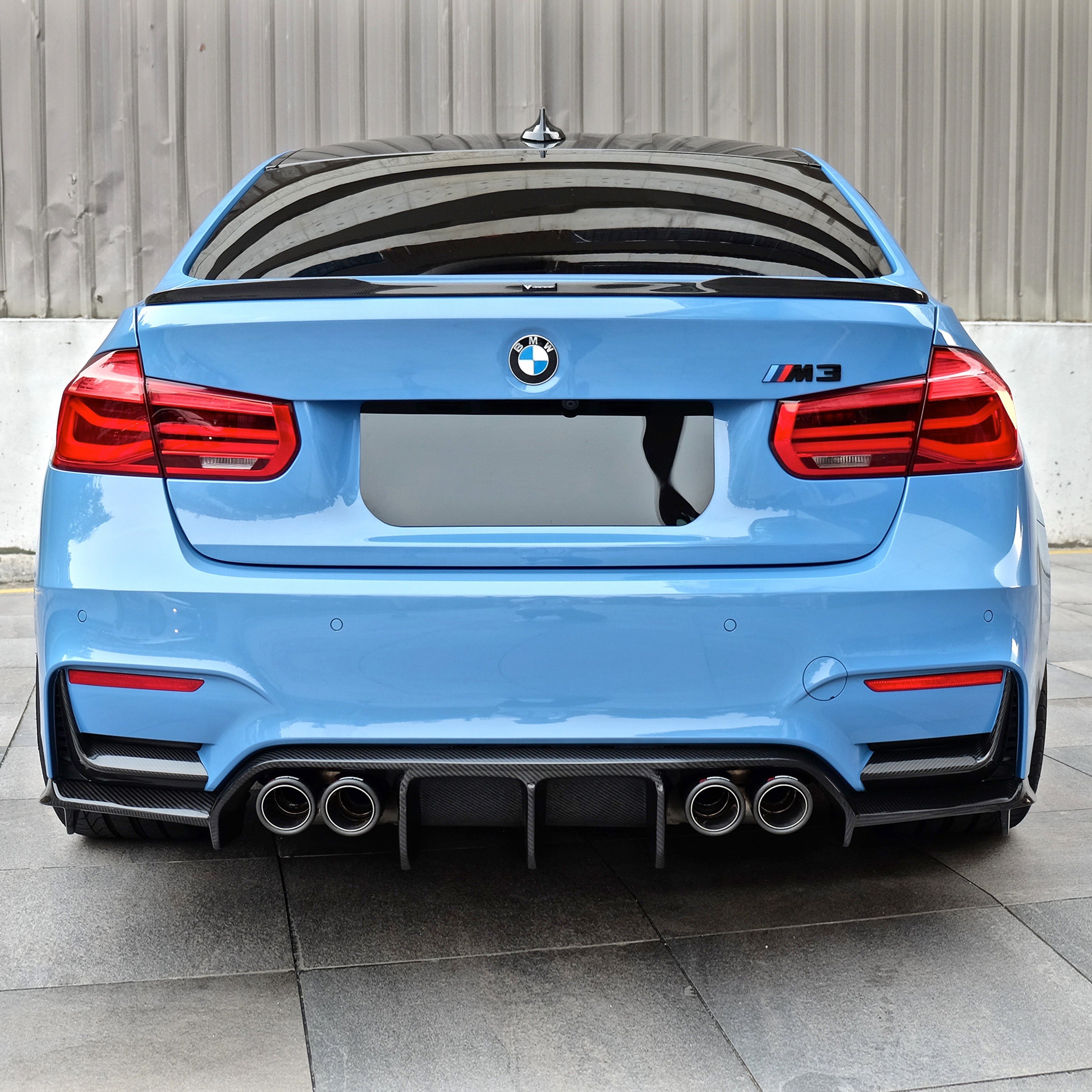 BMW F8X M3 EVO Aero Decklid Spoiler - Genuine Carbon Fiber for F80 M3 - V Style™️ - Enhances Performance & Style for Track & Street Driving
