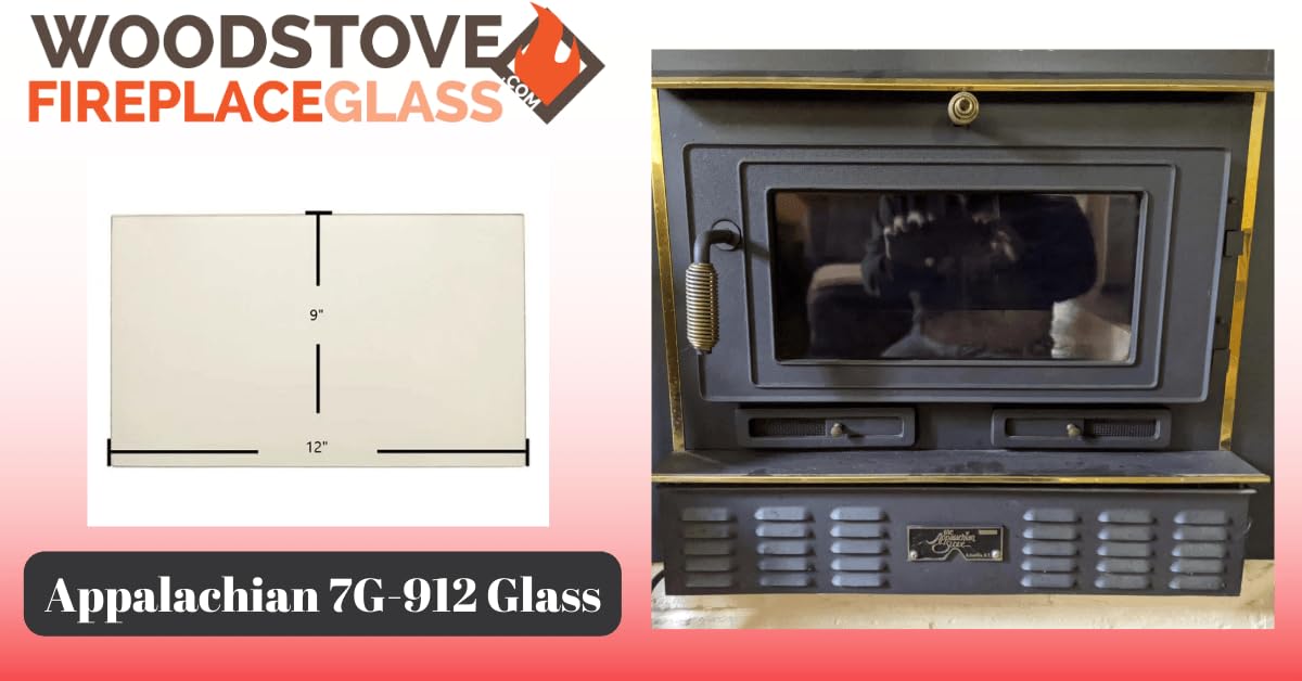 Appalachian 7G-912 Wood Stove Replacement Glass - 12