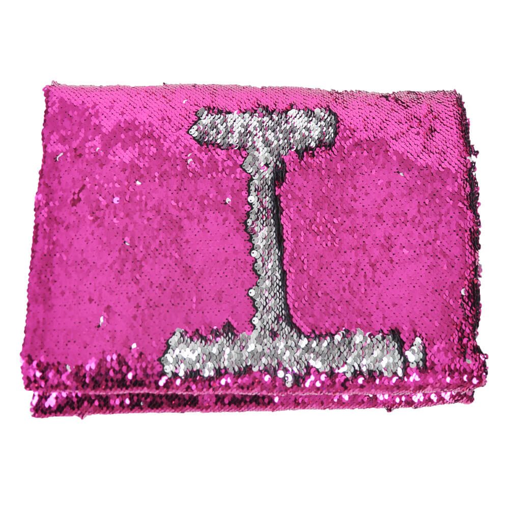 Rosy Pink & Silver Blue Sequin Wedding Photo Backdrop with Stand - Elegant Party Decor for Bridal Showers, Receptions & Anniversary Celebrations