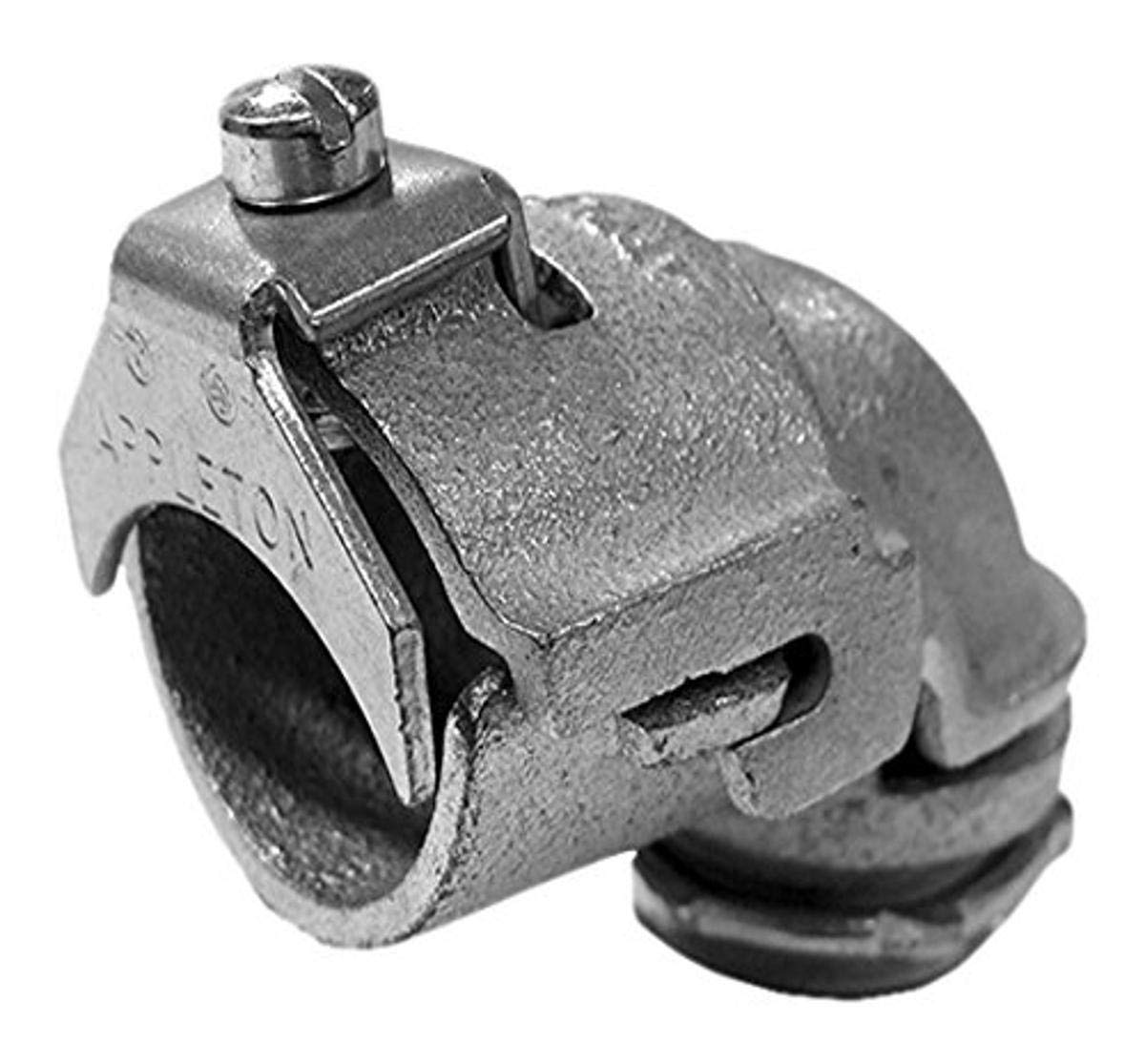 90 Degree Right Angle Box Connector - 7383 Series - Perfect for Electrical Wiring, DIY Projects, and Home Improvement Applications
