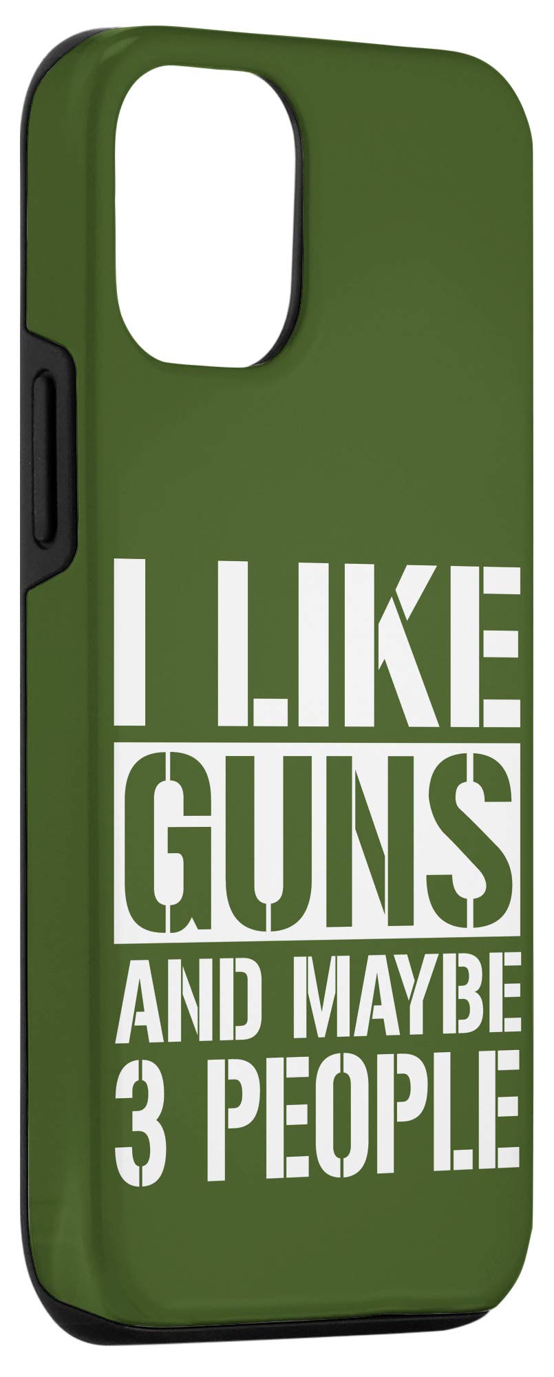 iPhone 12/12 Pro Gun Enthusiast Case - Perfect Gift for Men & Women Who Love Guns - Durable Protective Phone Cover for Hunting, Shooting Range & Outdoor Activities