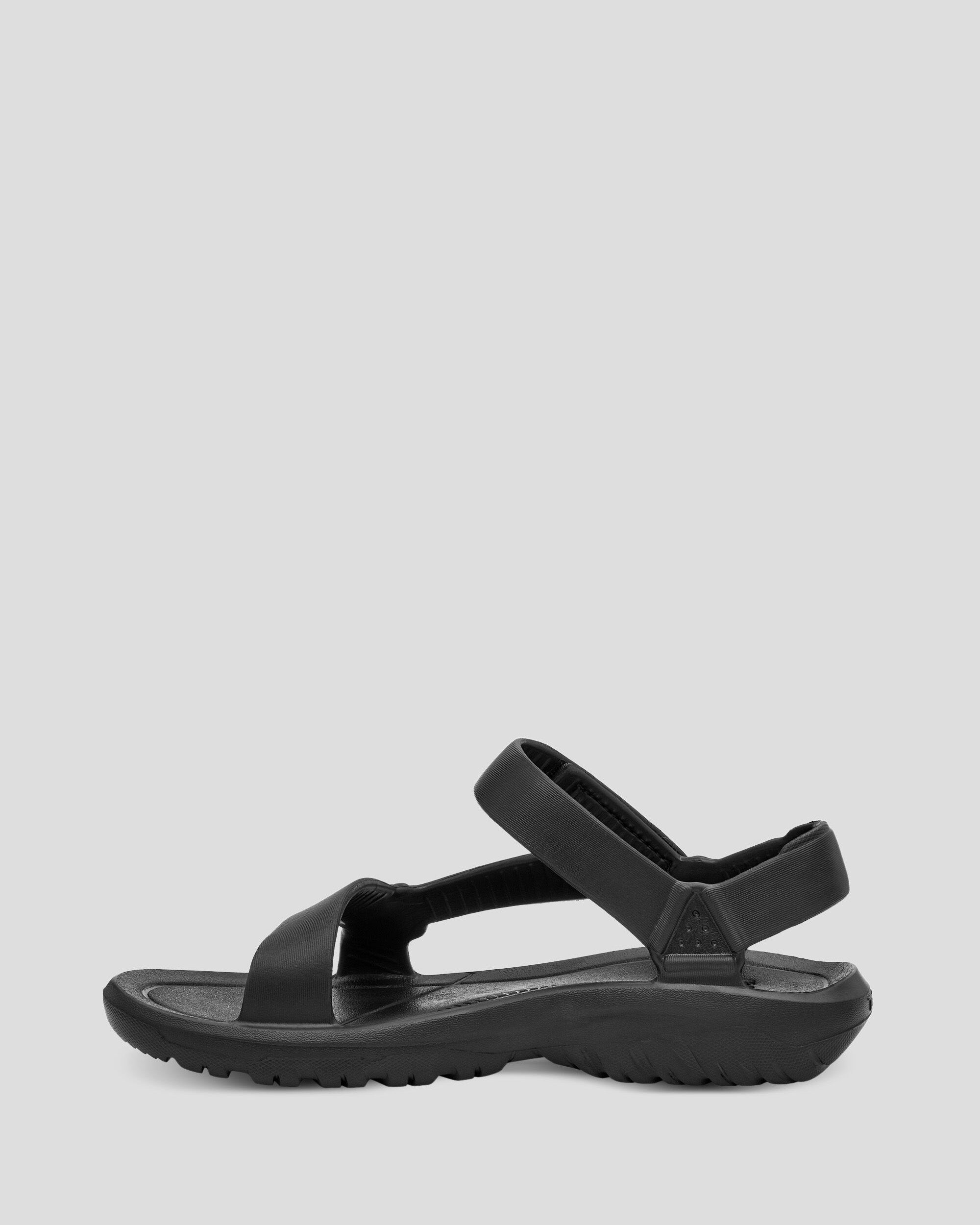 **Teva Hurricane Drift Sandals for Men - Black | Waterproof & Comfortable Outdoor Adventure Sandals for Hiking, Beach & Travel**