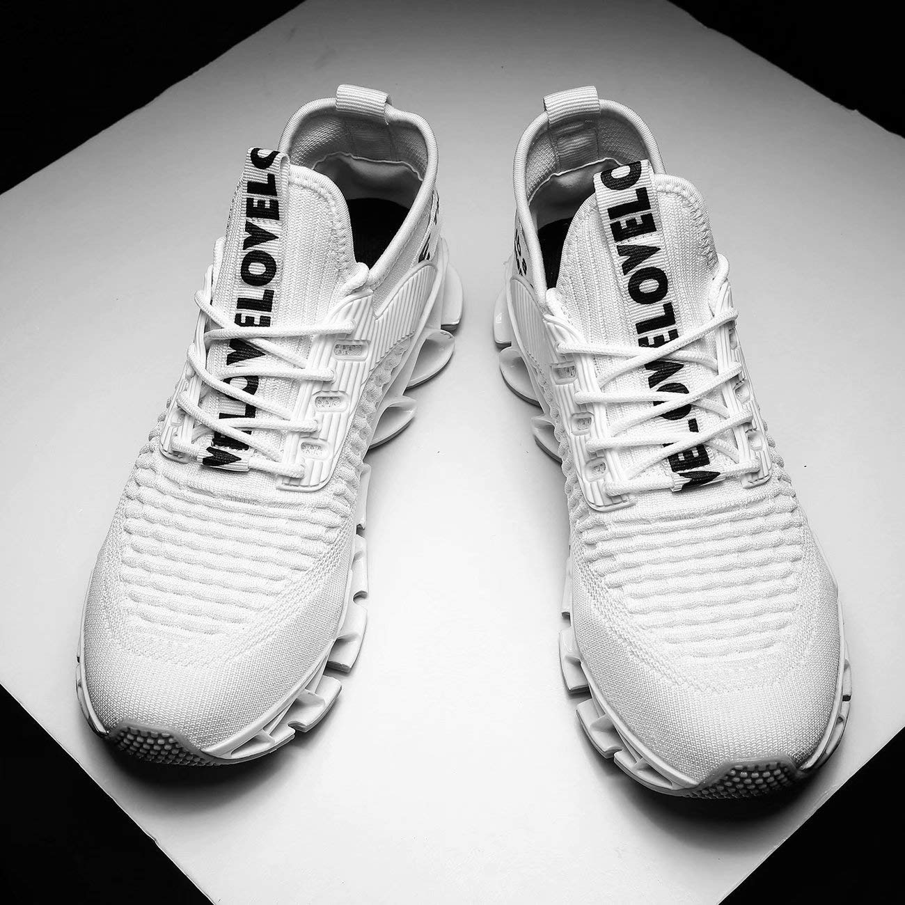 Vooncosir Men's Breathable Mesh Running Shoes - Lightweight Non-Slip Athletic Sneakers for Walking, Jogging & Gym Workouts | Comfortable Casual Shoes for Daily Wear & Outdoor Activities