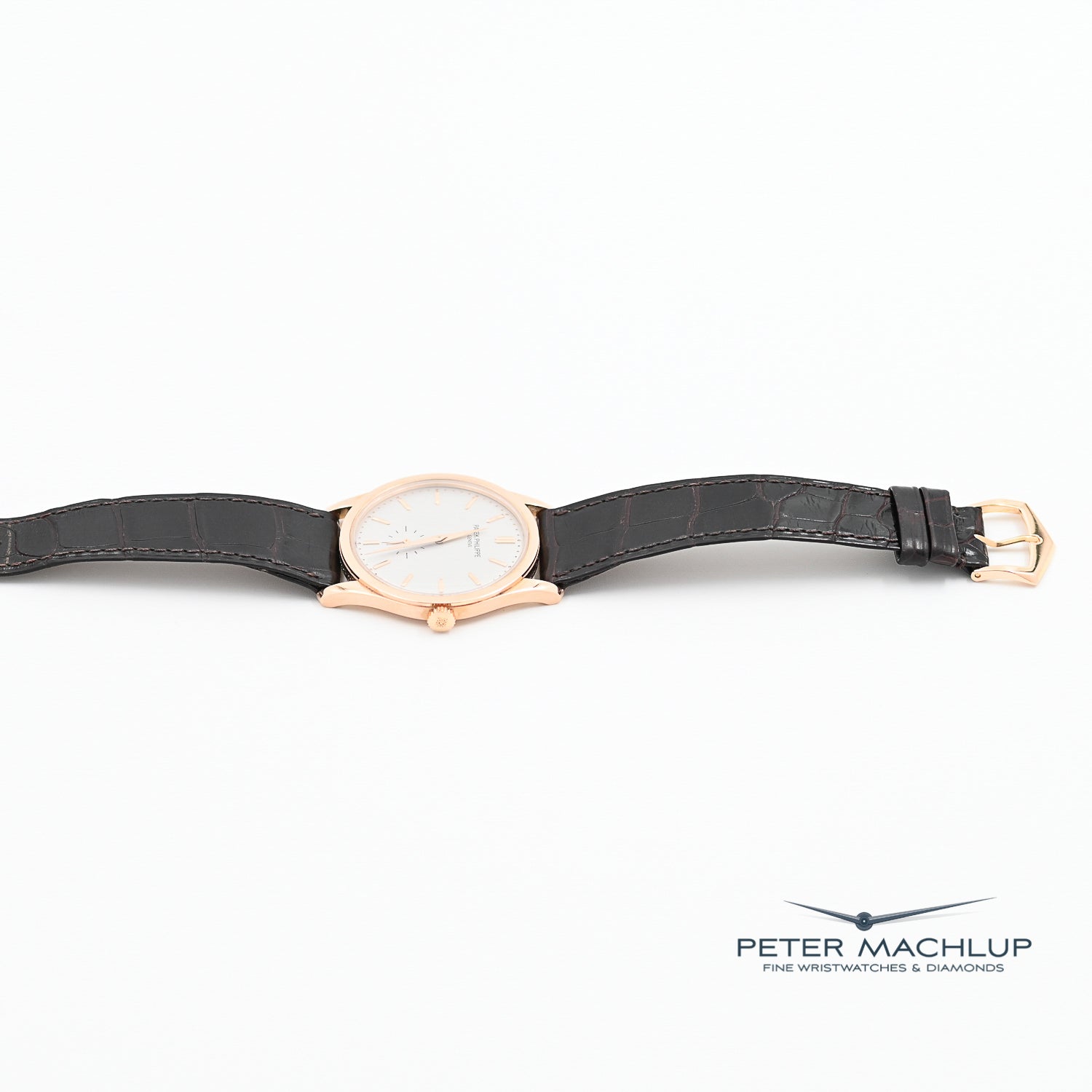 Patek Philippe Calatrava Small Seconds Men's Watch 18K White Gold - Luxury Dress Watch for Business & Formal Occasions