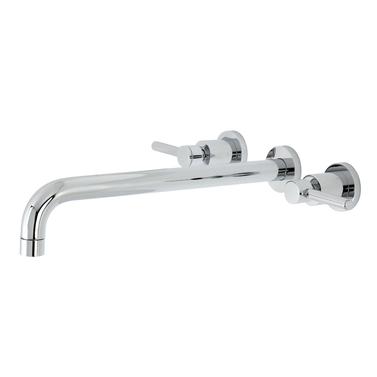 Concord 2-Handle 3-Hole Wall Mount Roman Tub Faucet - Luxury Bathroom Fixture for Spa, Soaking Tub & Vintage Bathroom Decor