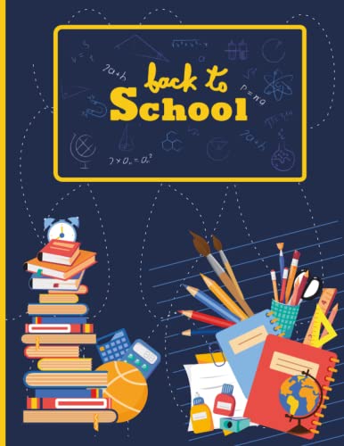 Back To School Composition Notebook - College Ruled Notebook for Students, Perfect for High School & College Note Taking, Journaling & Homework (7.5x9.75 in) - Great School Supplies Gift Idea for Teens