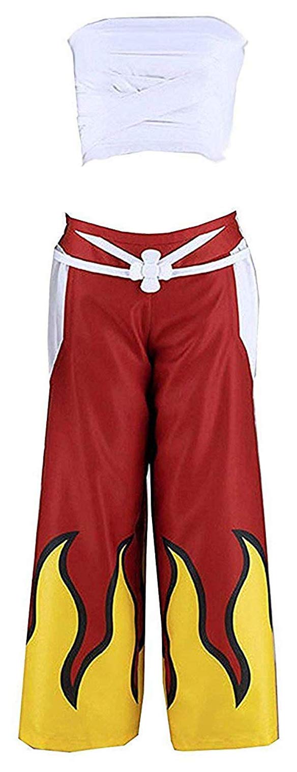 Erza Scarlet Red Combat Outfit - Anime Fairy Tail Cosplay Costume for Women | Halloween, Comic Con & Cosplay Events