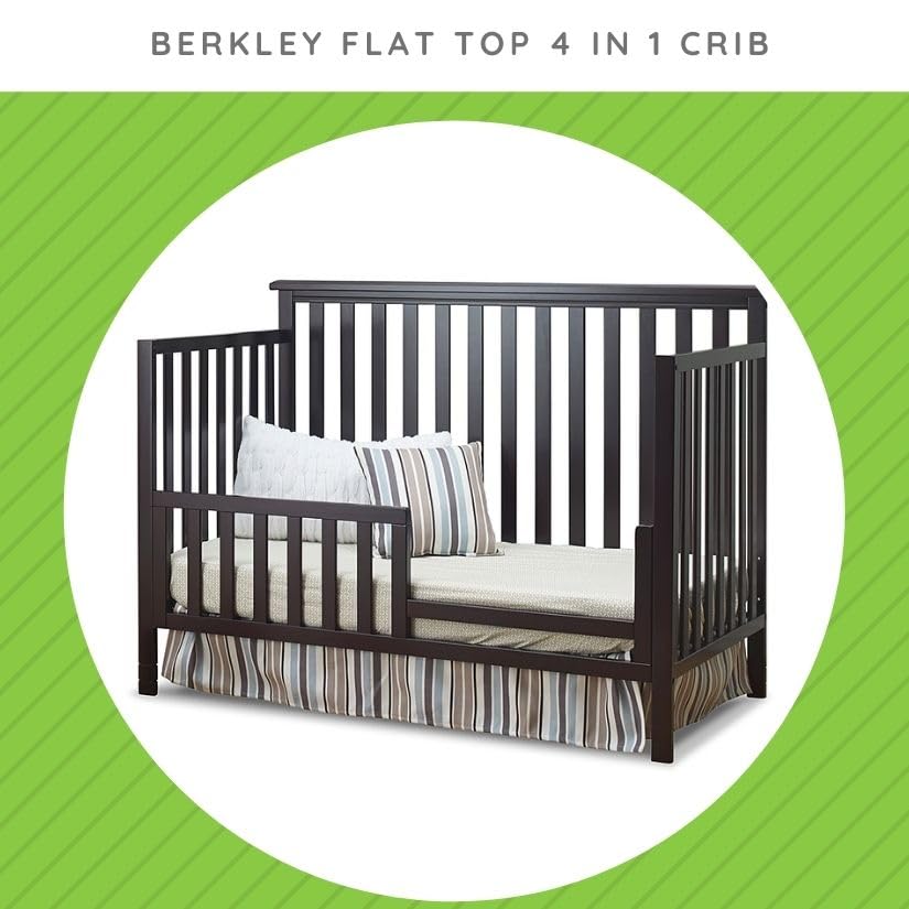Sorelle Crib Safety Rail Conversion Kit for Toddler Beds - Espresso Finish (Model #148) | Secure Bed Rail Guard for Kids Room & Nursery Transition