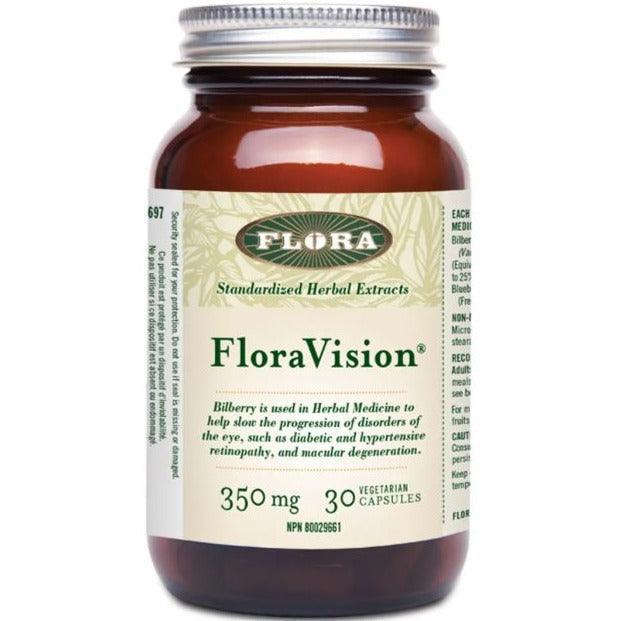 Flora FloraVision 30 Veggie Caps - Eye Health Supplement with Lutein & Zeaxanthin for Vision Support | Daily Eye Care for Computer Users & Gamers