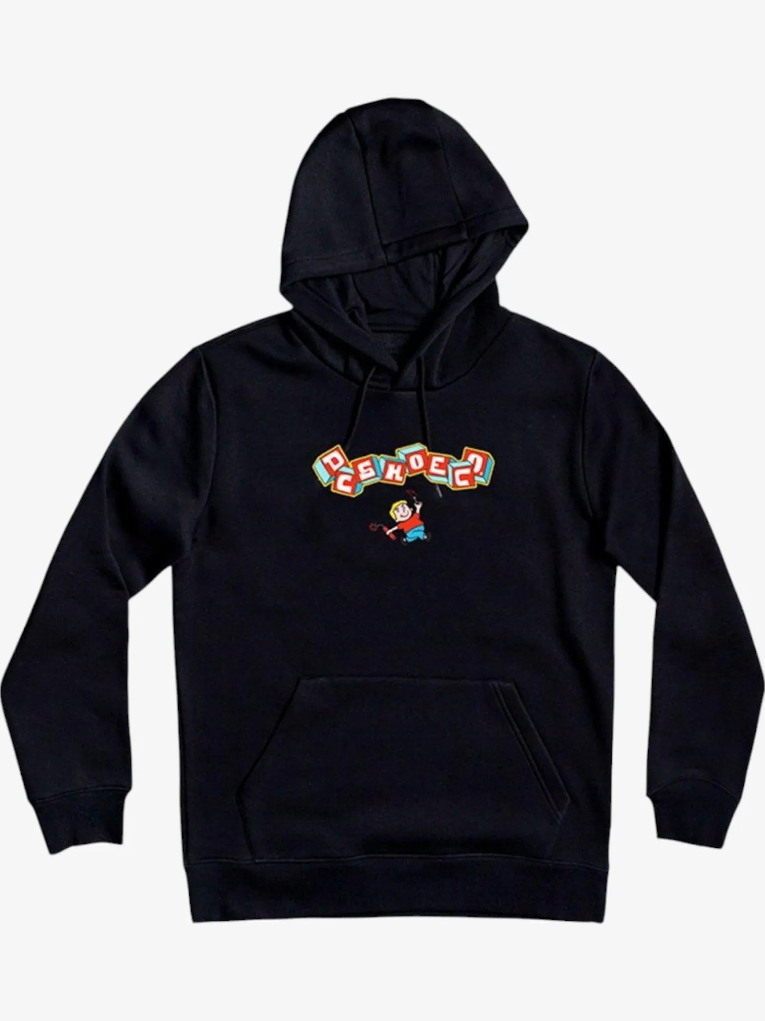 DC Destroyer Kids' Black Hoodie - Warm & Stylish Winter Pullover for Boys & Girls - Perfect for School, Outdoor Play & Family Outings