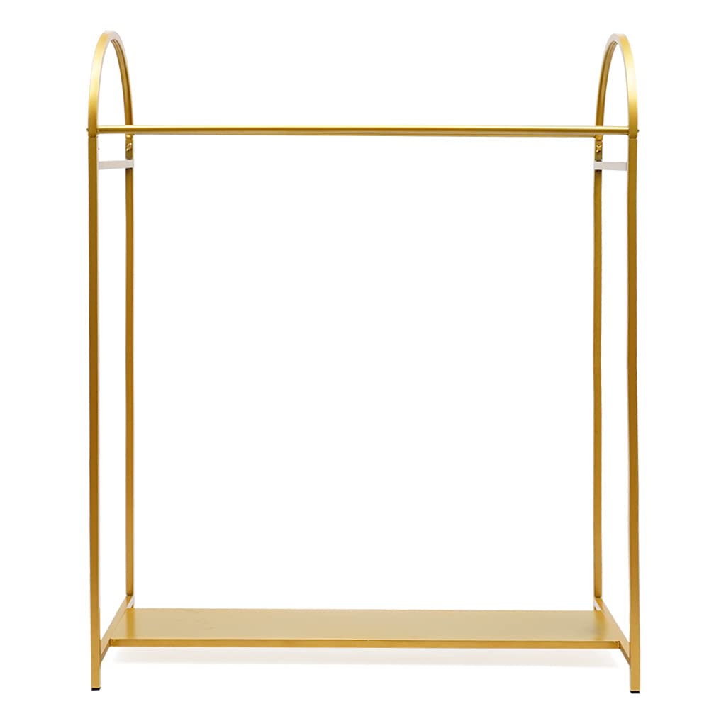 Heavy Duty 59in Industrial Clothing Rack - Metal Garment Rack with Storage Shelf | Freestanding Clothes Display for Retail Stores, Boutiques & Home Organization | Commercial & Residential Use