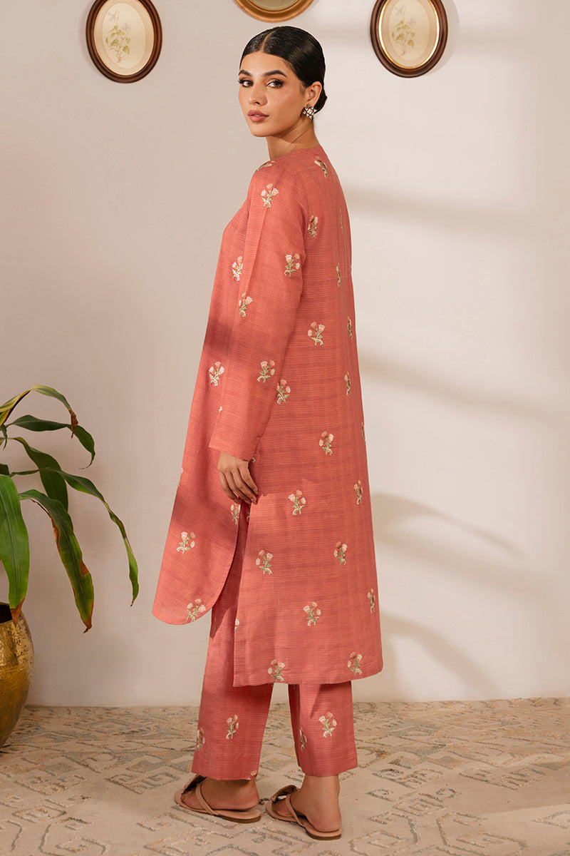 Camellia Rose 2-Piece Outfit Set (Shirt & Pants) for Women - Casual Office Wear & Spring Fashion