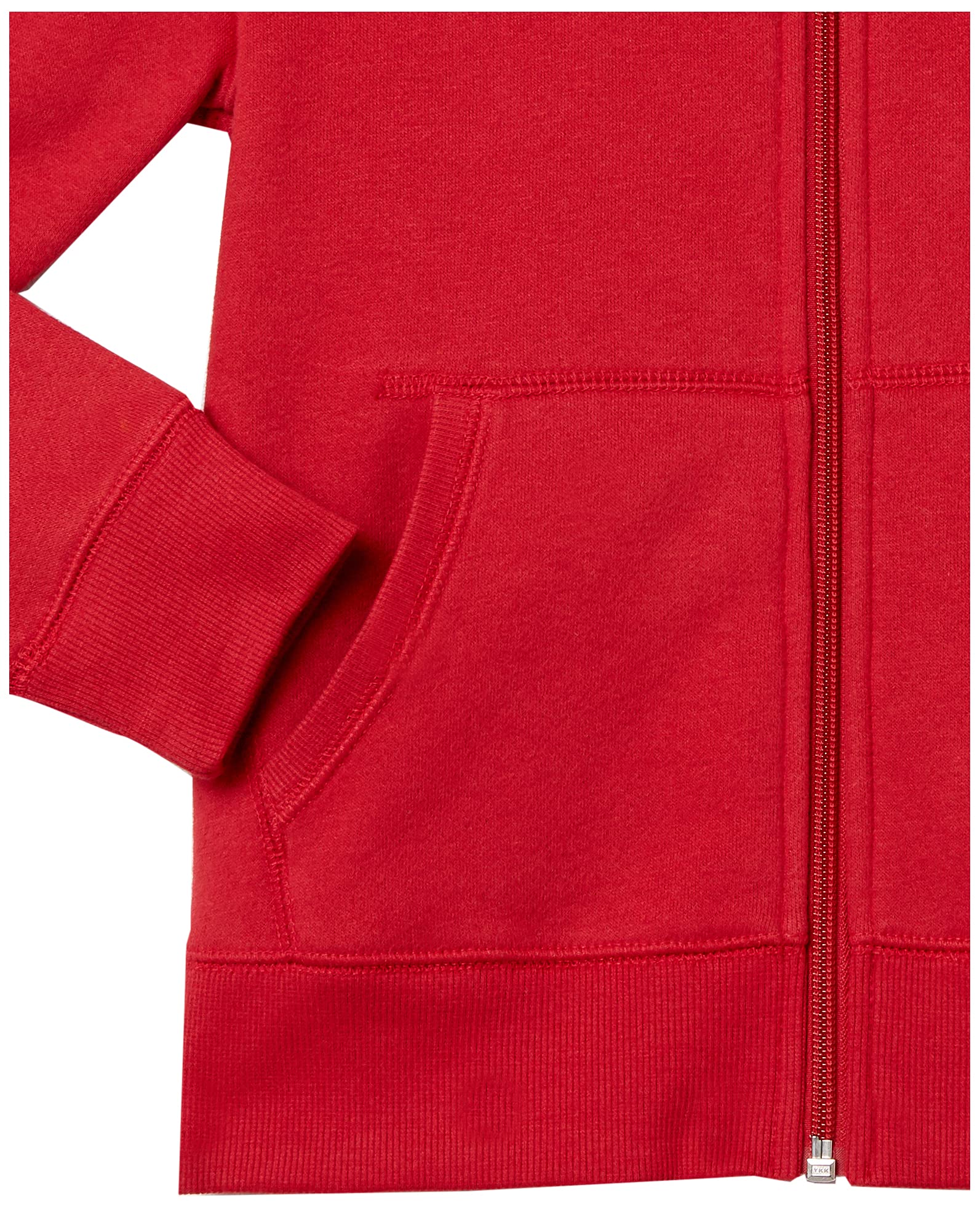 Amazon Essentials Boys' Zip-Up Hooded Sweatshirt | Lightweight Fleece Pullover with Front Pocket | Perfect for School, Sports & Outdoor Activities