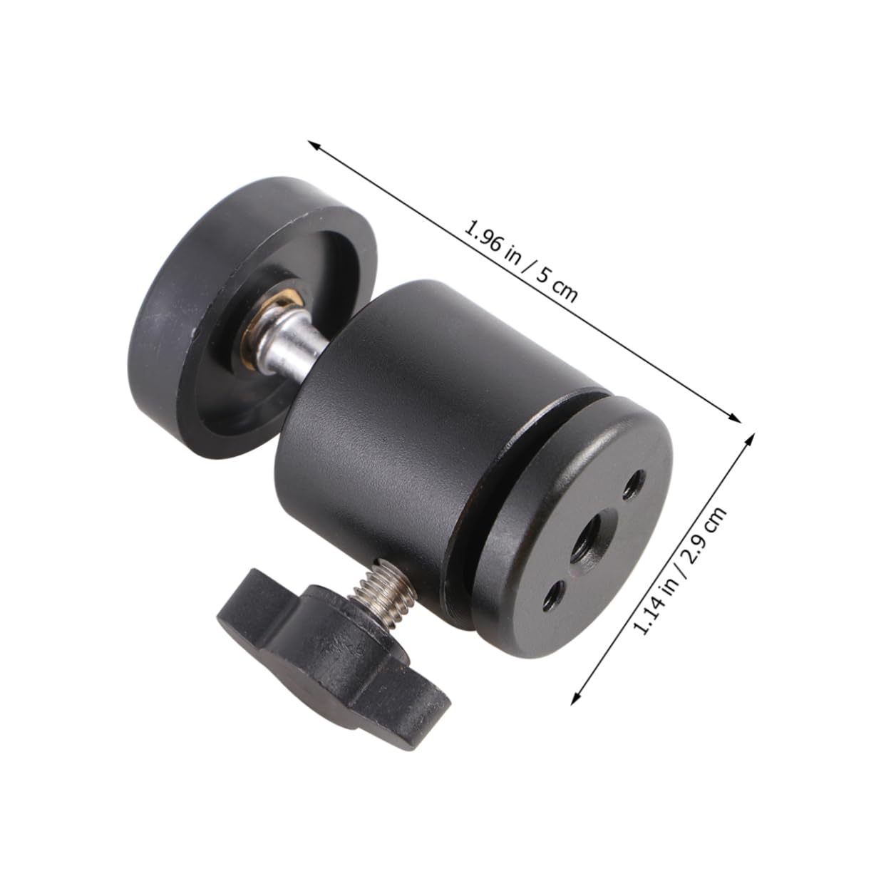 Veemoon 2-Pack 360° Rotating Ball Head Mini Tripod with 1/4