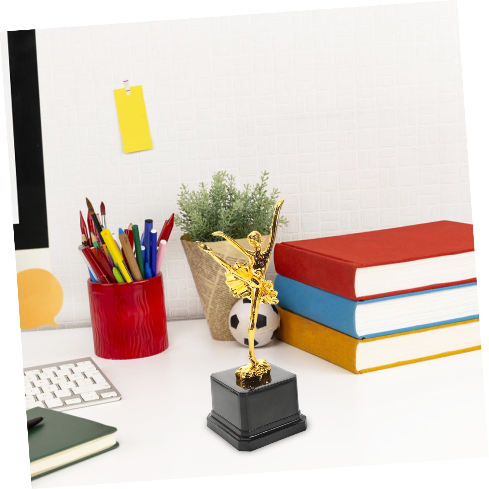 HANABASS Ballet Dance Trophy Cup - Elegant Decorative Award for Teenager's Competitions, Perfect for Dance Recitals and School Performances